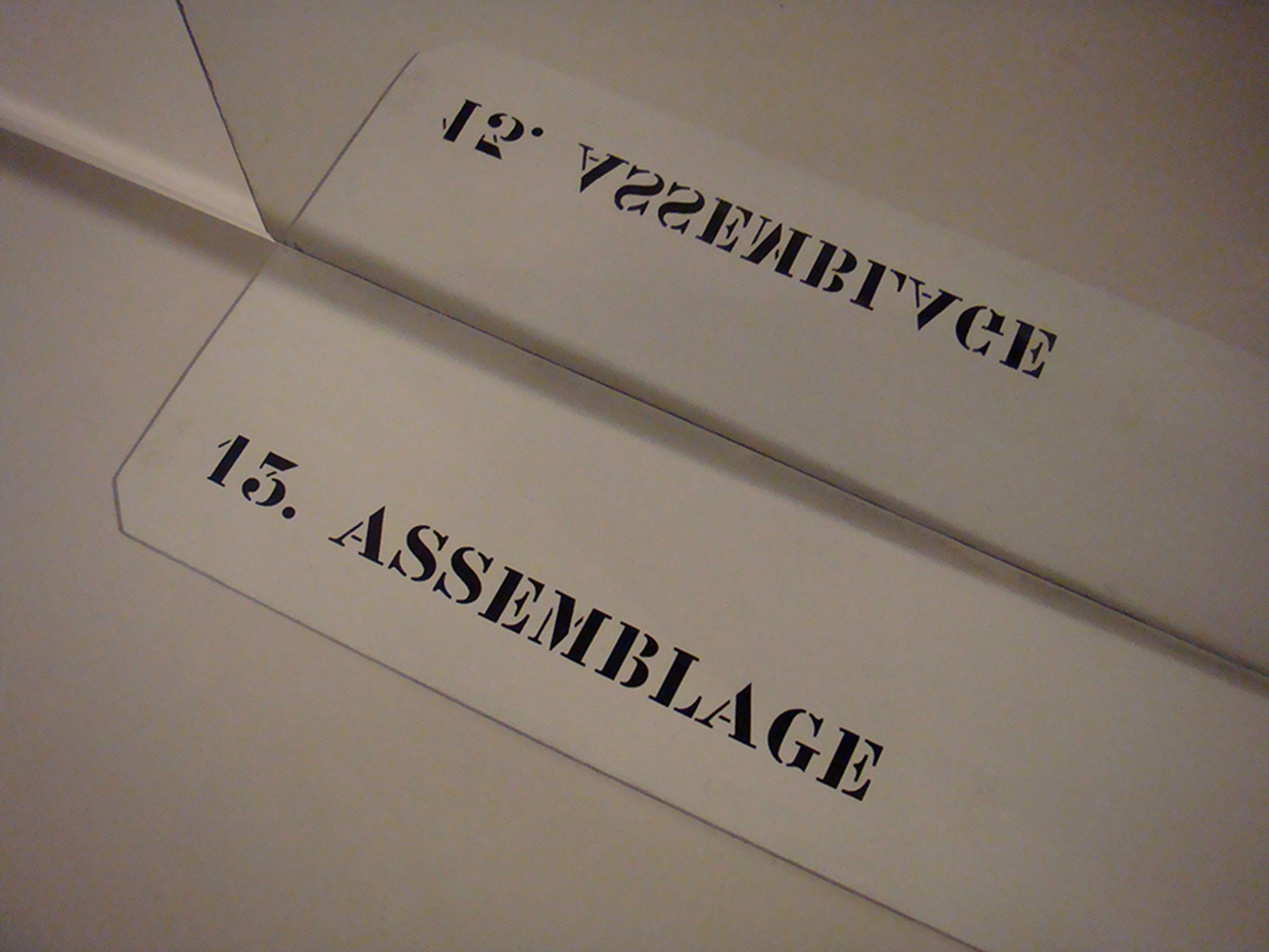 MAISON MARTIN MARGIELA — Exhibition Graphics, Print by Patrick Duffy