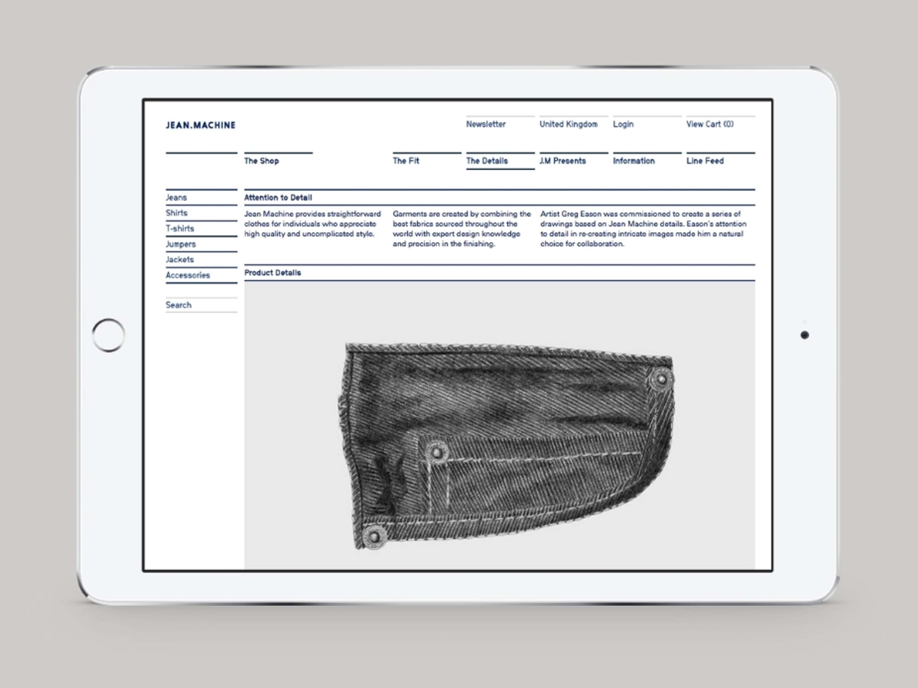 JEAN MACHINE — Digital, Print by Patrick Duffy