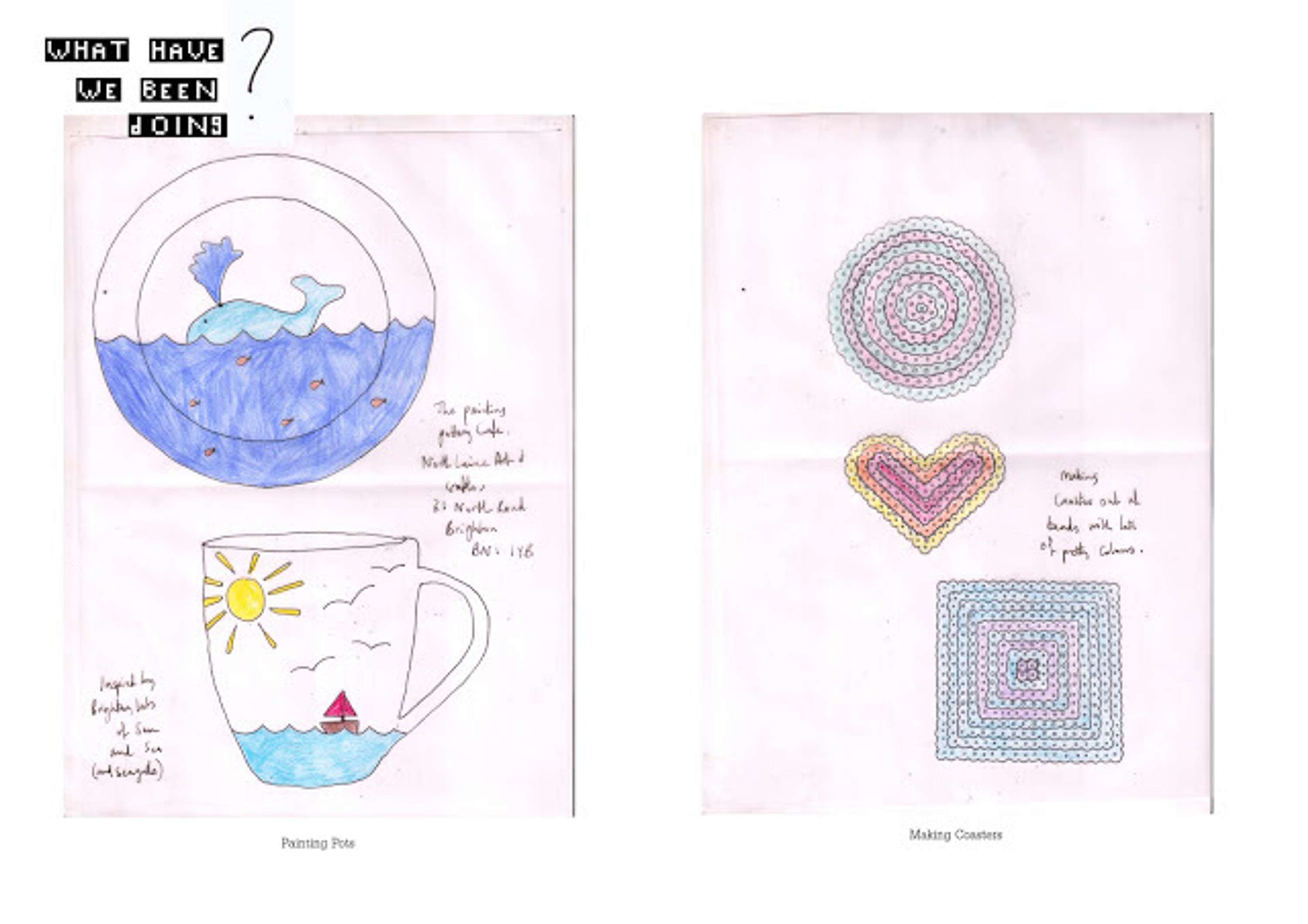 Sketchbook Pages by Josie Easton
