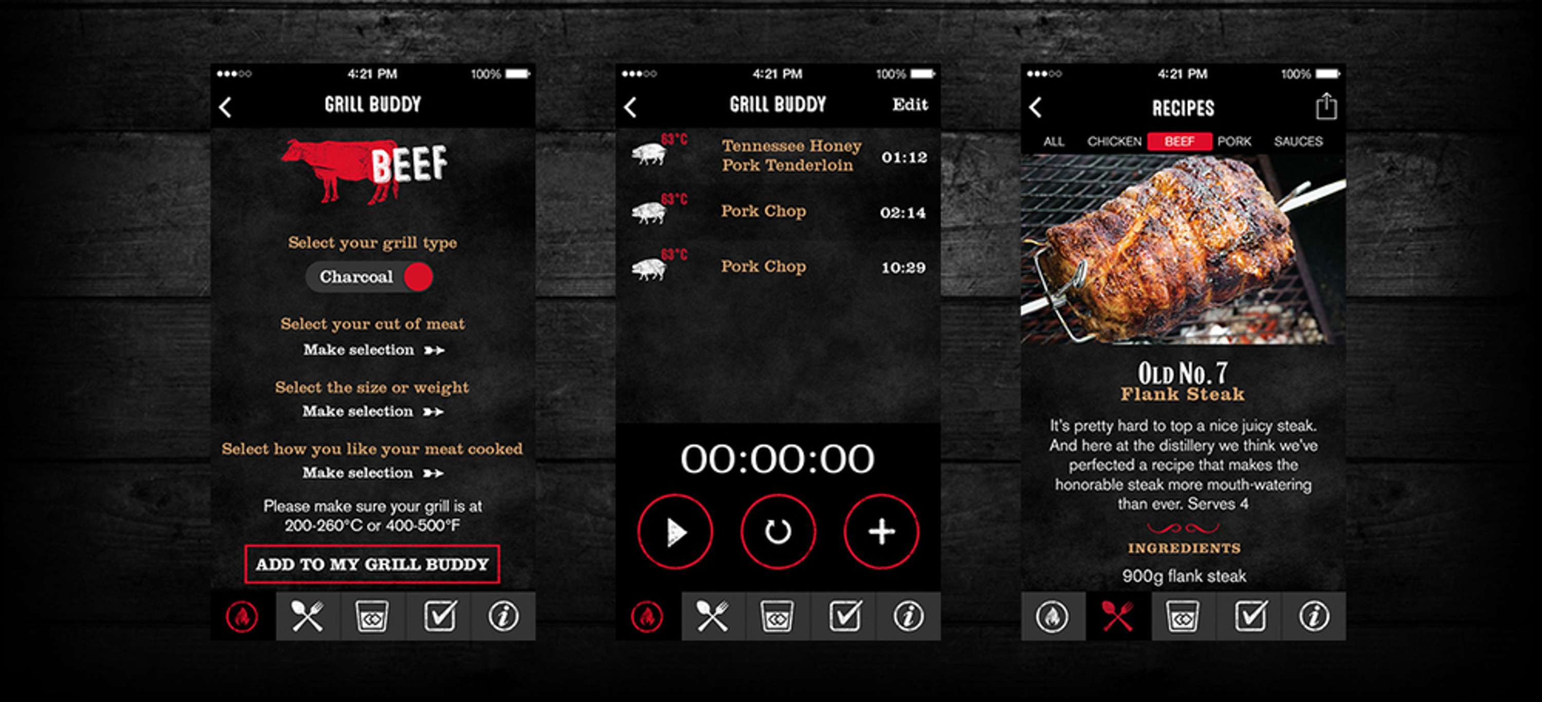 Jack Daniels App UI Design by Edward Ofori-Attah