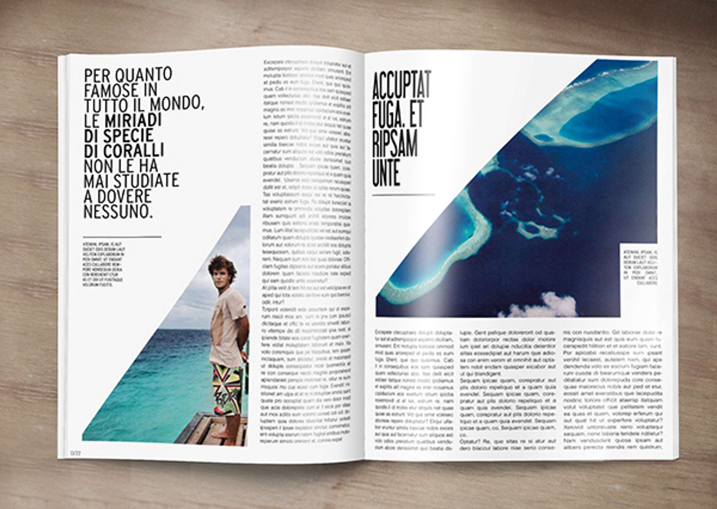 Restyling D of Repubblica first layout by Federica Perozziello