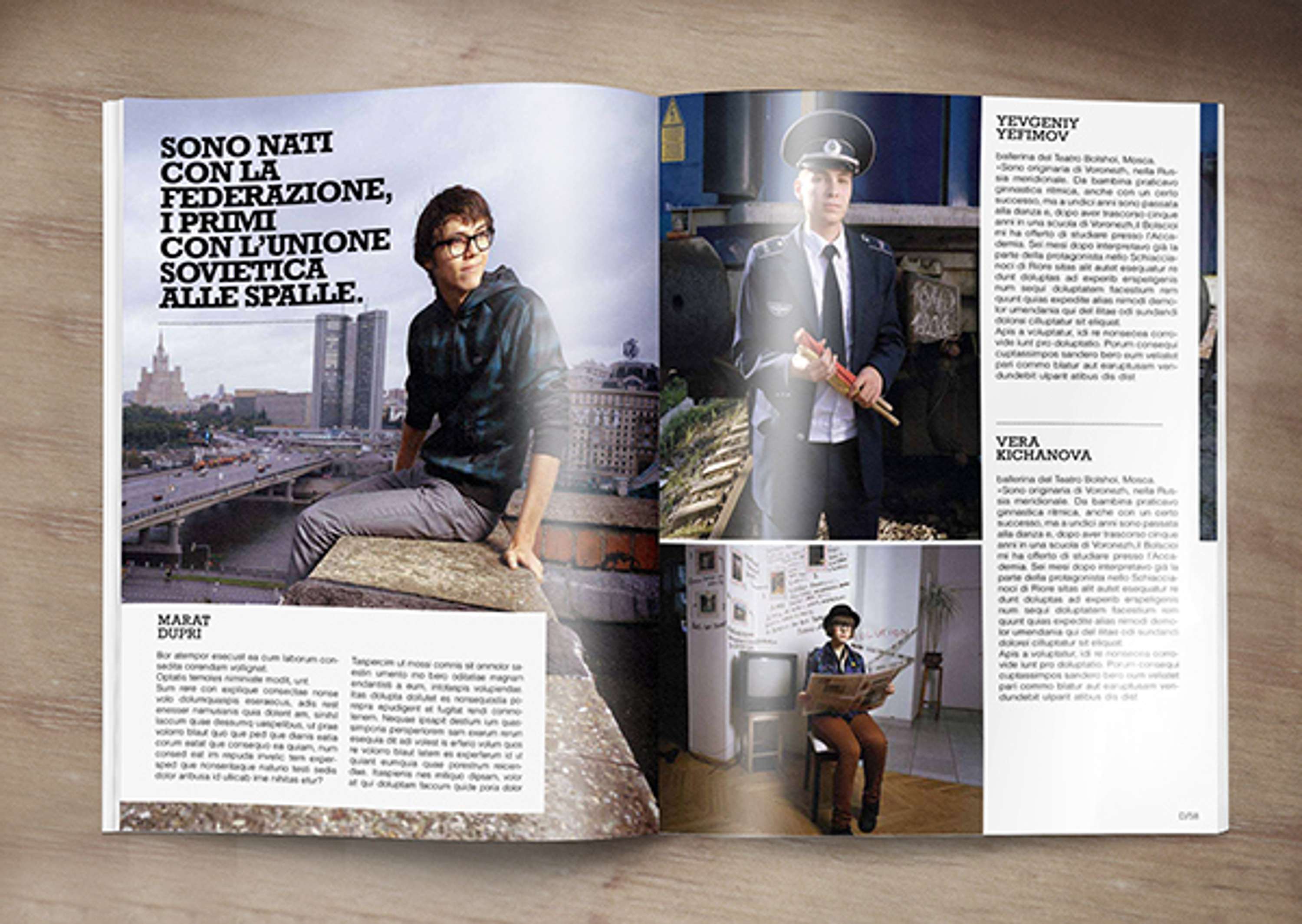 Restyling D of Repubblica first layout by Federica Perozziello