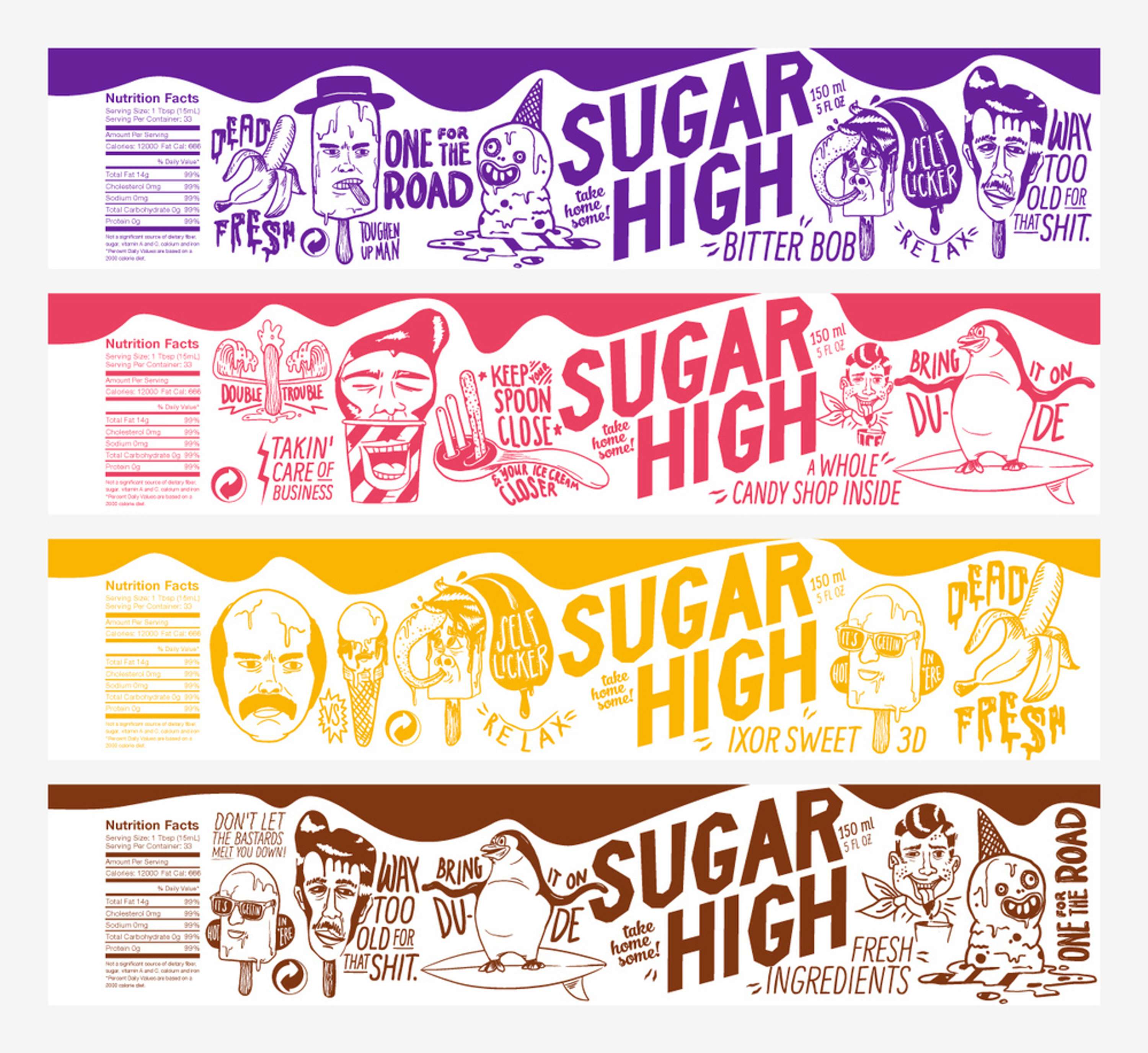 Sugar High Rebranding by Sugarhigh Films