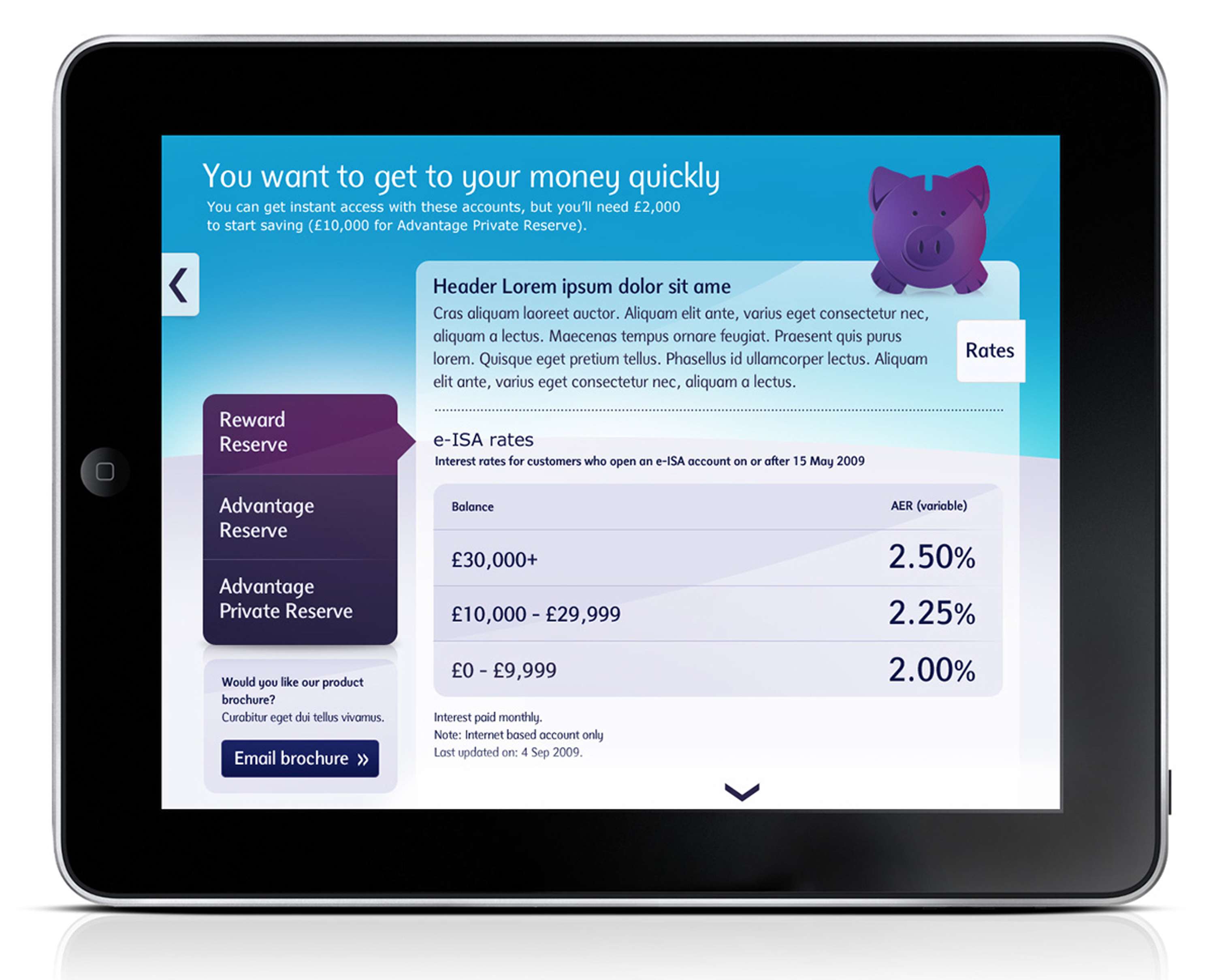 Natwest iPad by Nicola Hankins