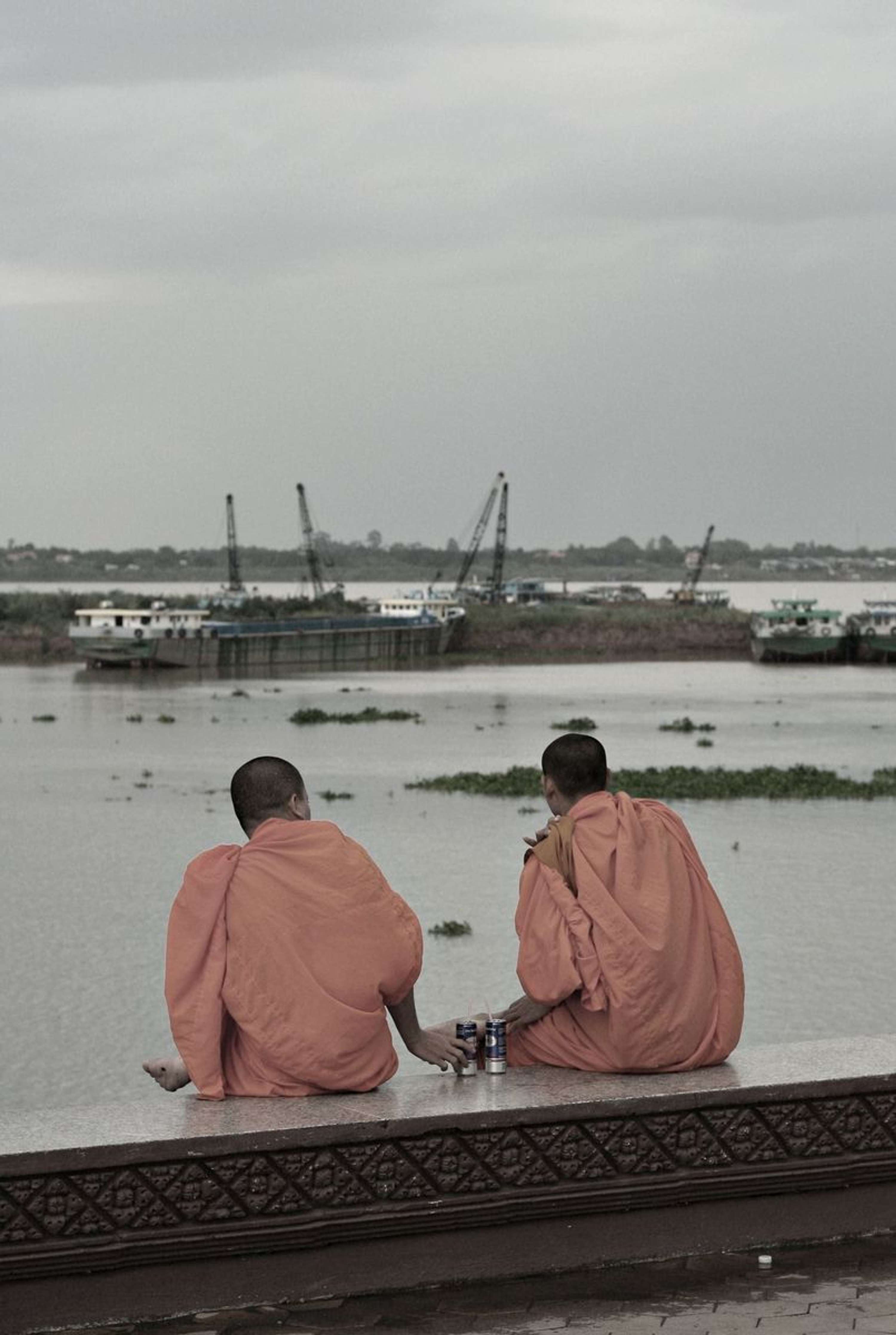 Cham River, Phnom Penh by Sarah Jane Enson