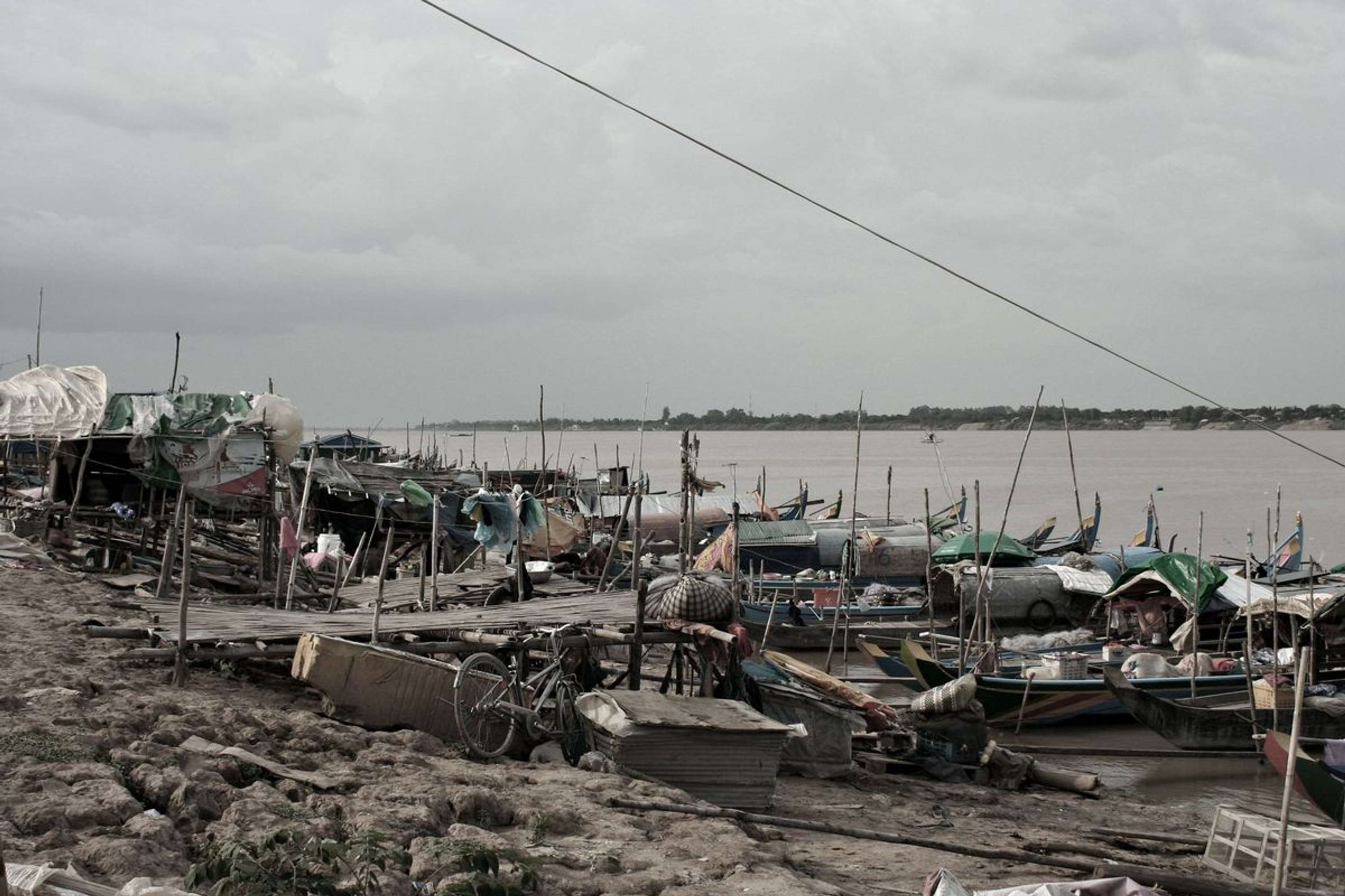 Cham River, Phnom Penh by Sarah Jane Enson
