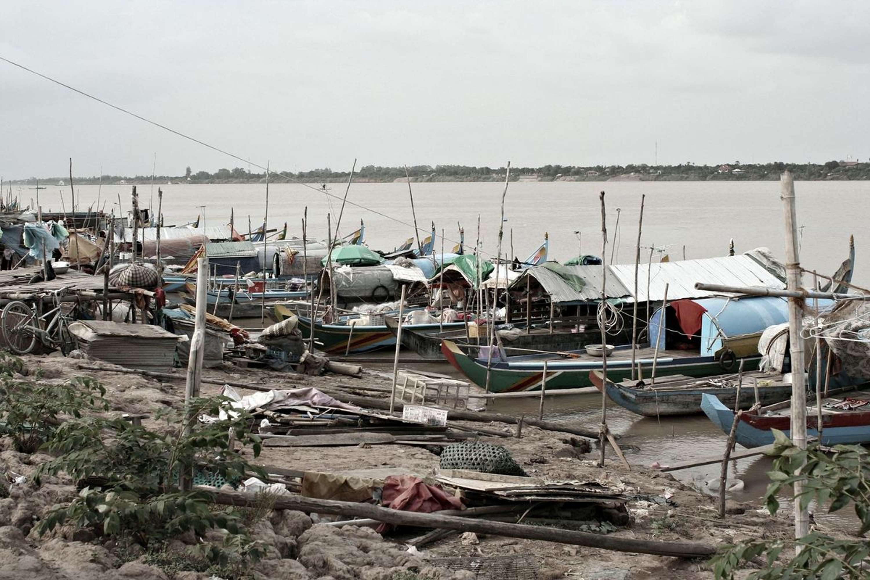 Cham River, Phnom Penh by Sarah Jane Enson