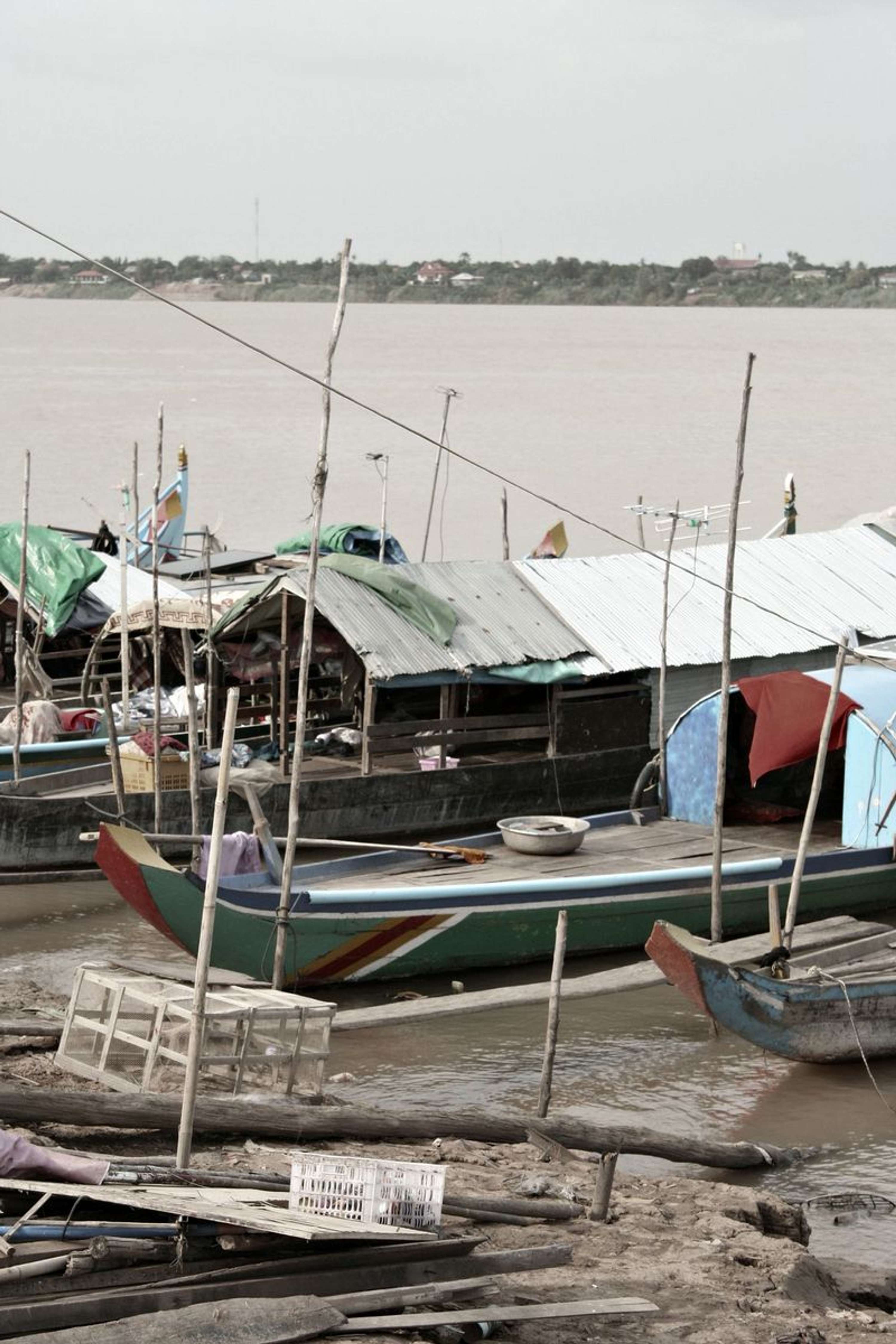 Cham River, Phnom Penh by Sarah Jane Enson