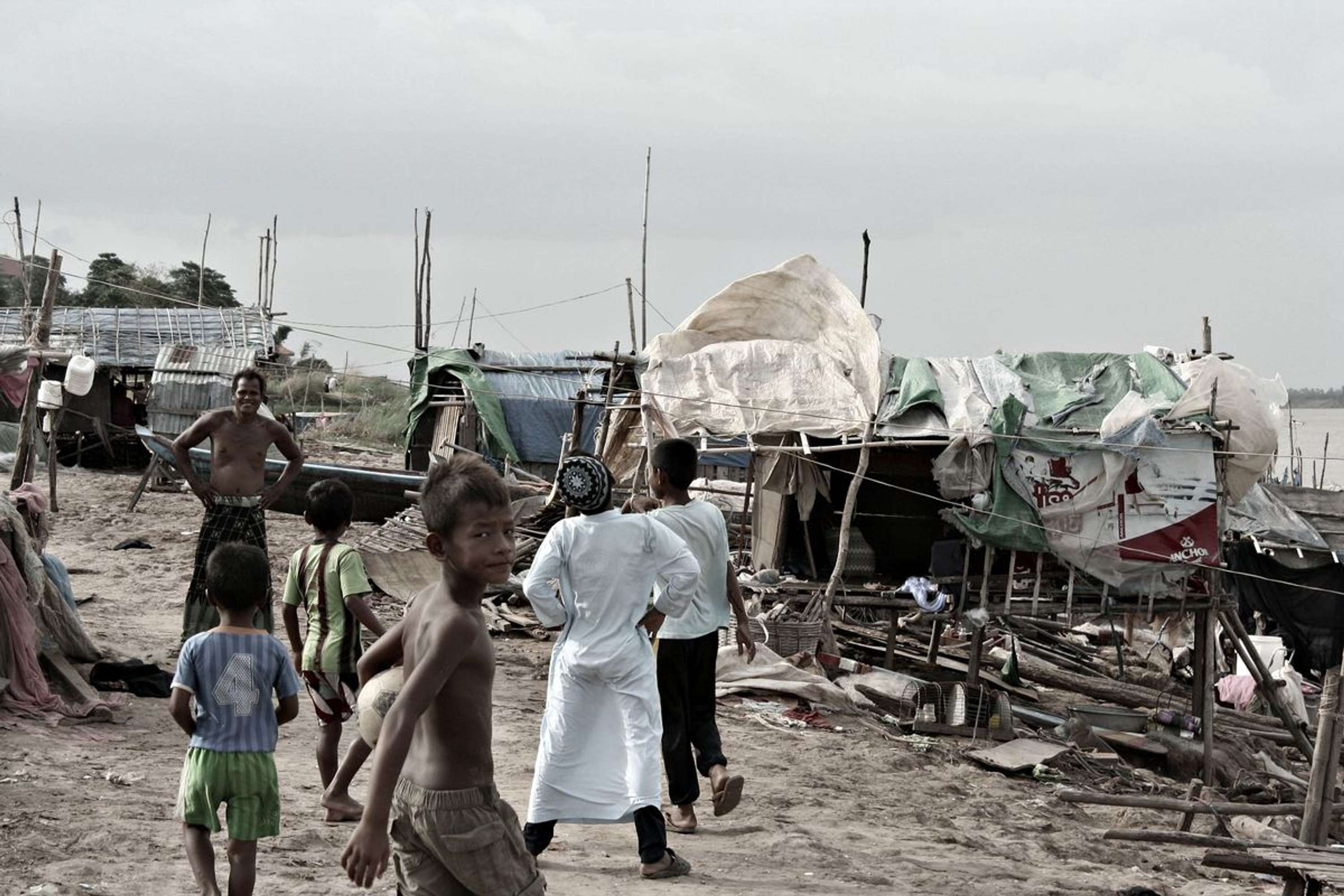 Cham River, Phnom Penh by Sarah Jane Enson