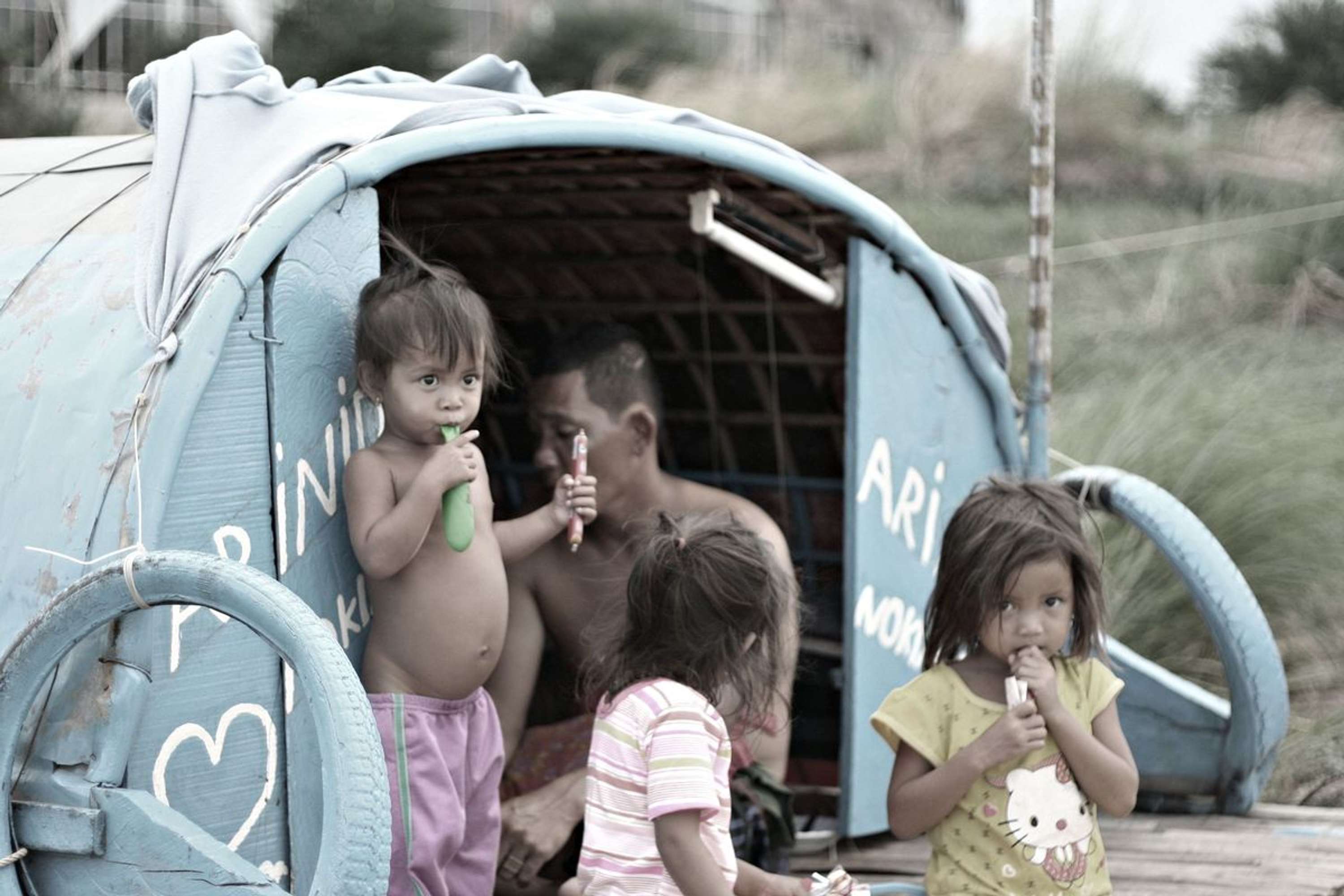Cham River, Phnom Penh by Sarah Jane Enson