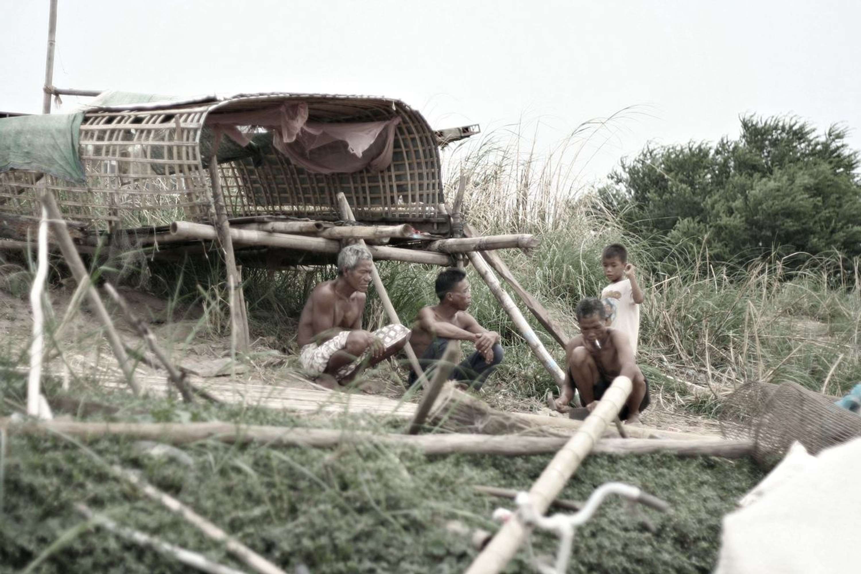 Cham River, Phnom Penh by Sarah Jane Enson