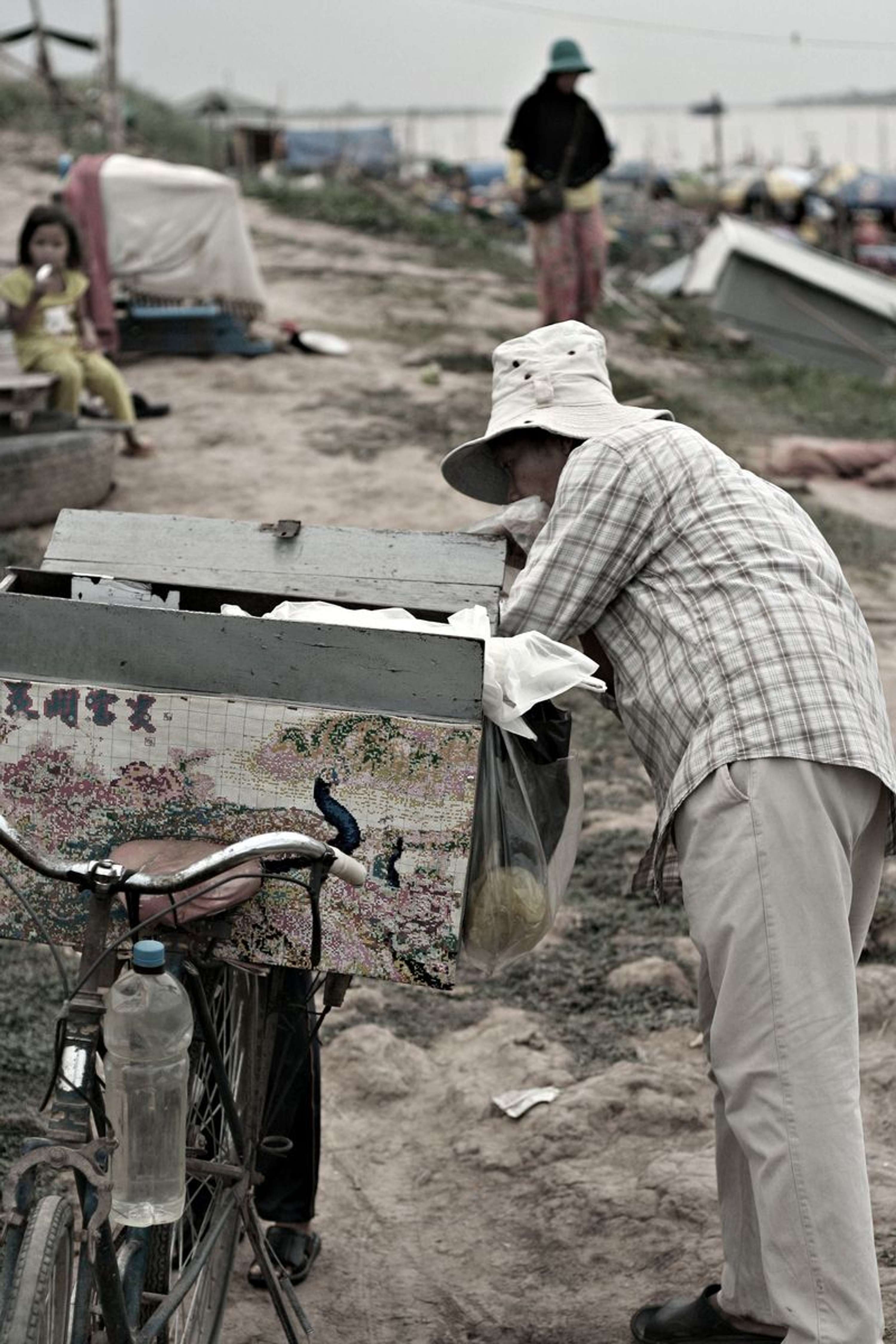 Cham River, Phnom Penh by Sarah Jane Enson