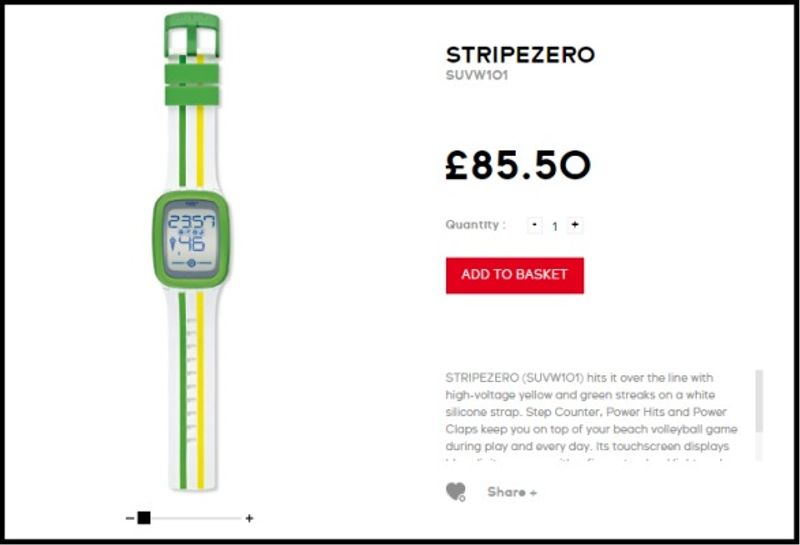 Swatch product descriptions by Olivia Pinnock