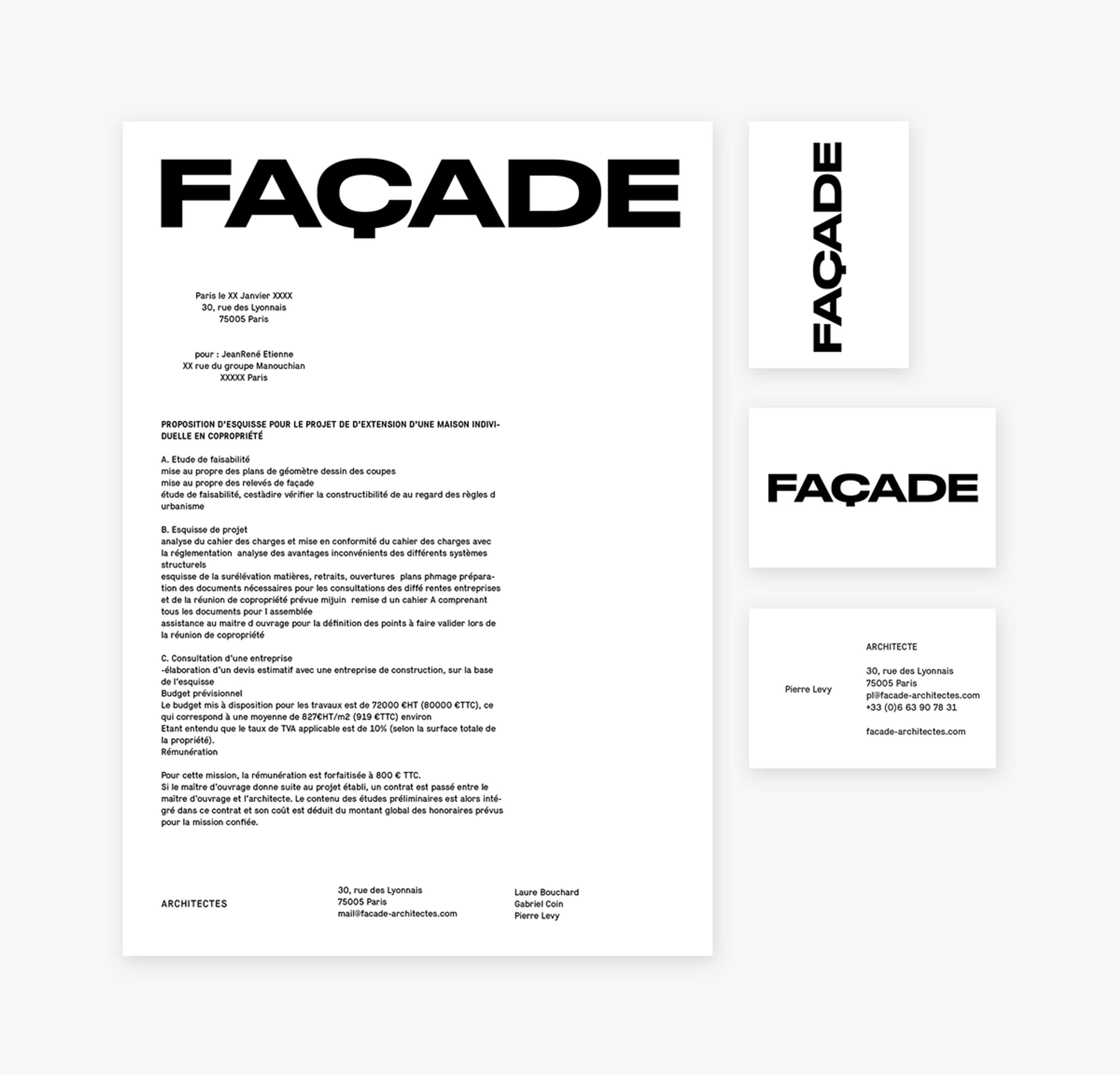 Façade Visual Identity by Fani Morieres