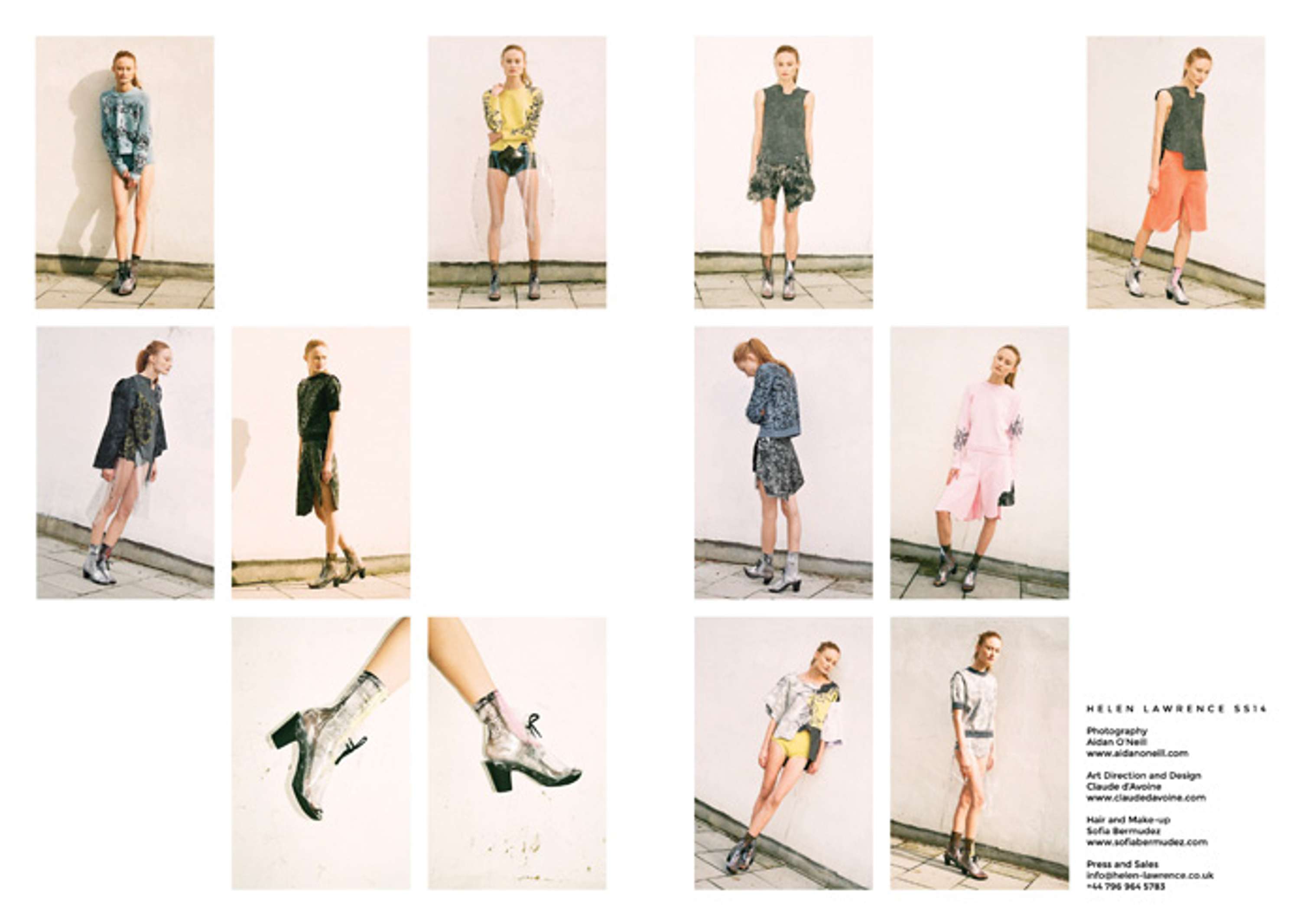 Helen Lawrence SS14 Look Book by Claude d'Avoine