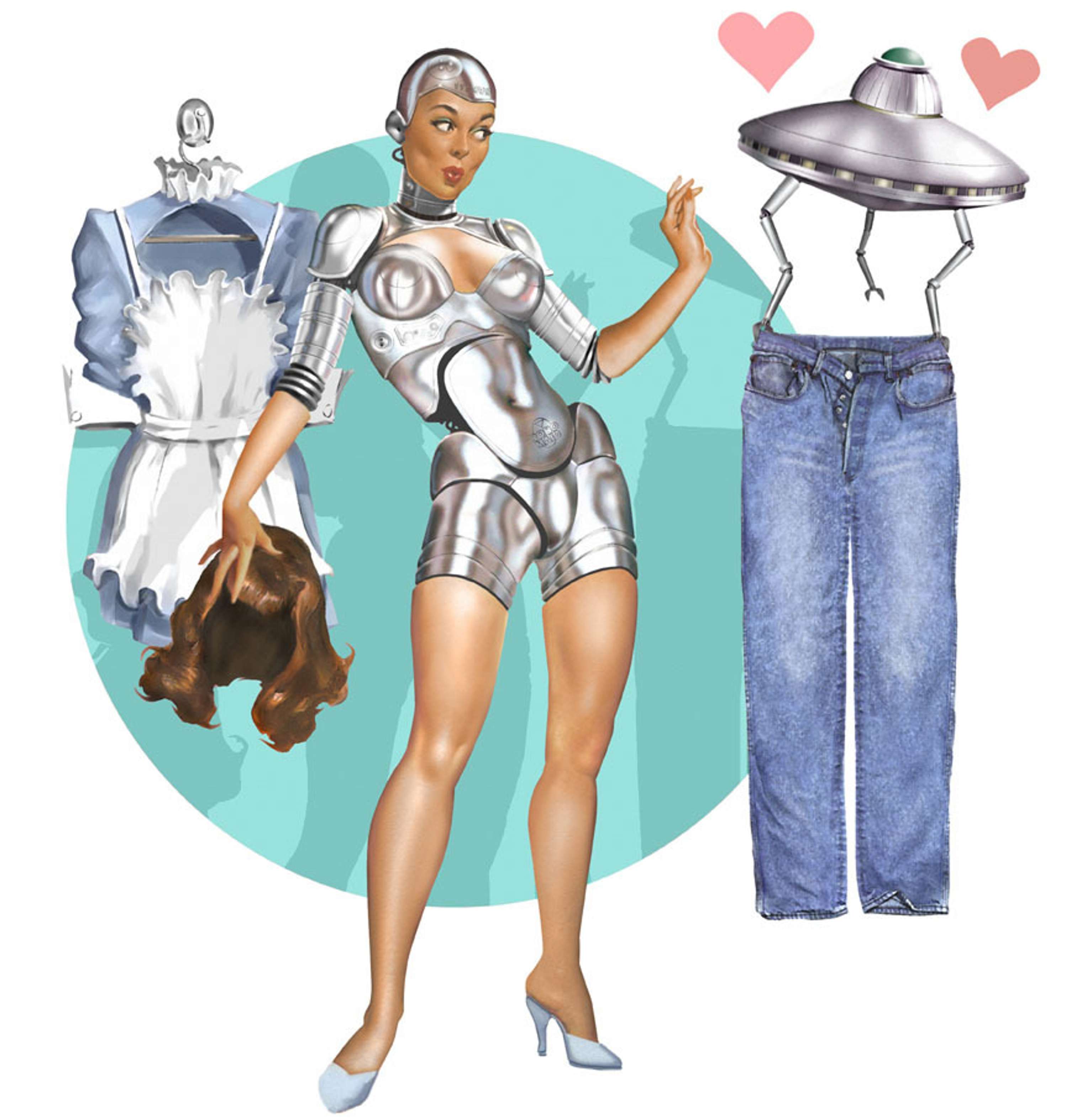 50's Style by Apple Illustration