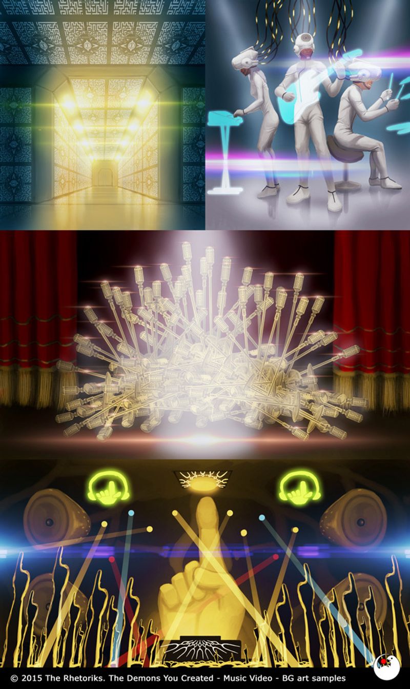 Animated Music Video for The Rhetoriks by Leon Active