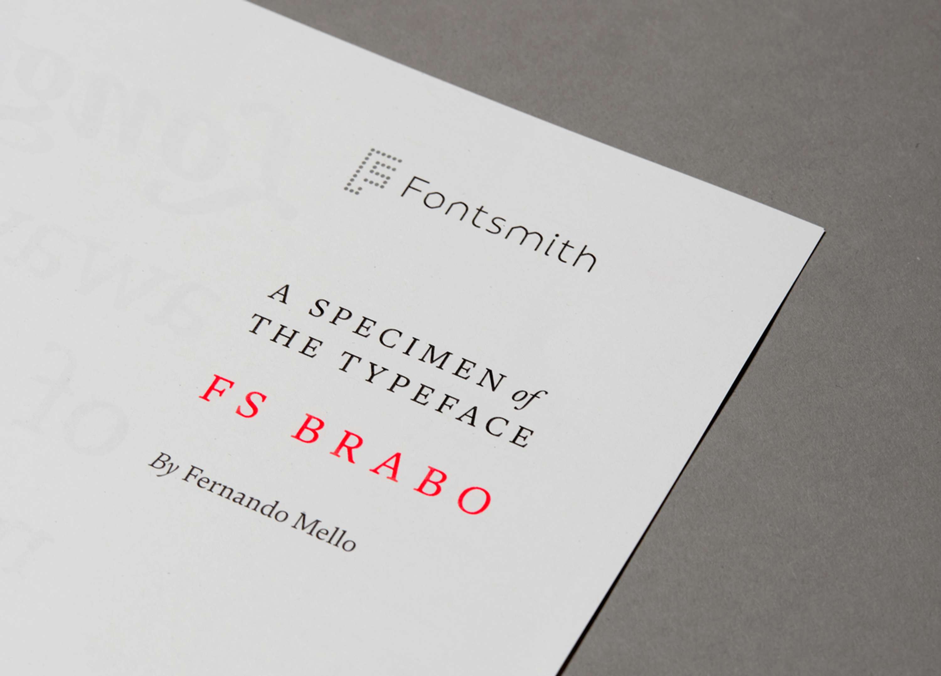 FS Brabo Type Specimen by The Counter Press