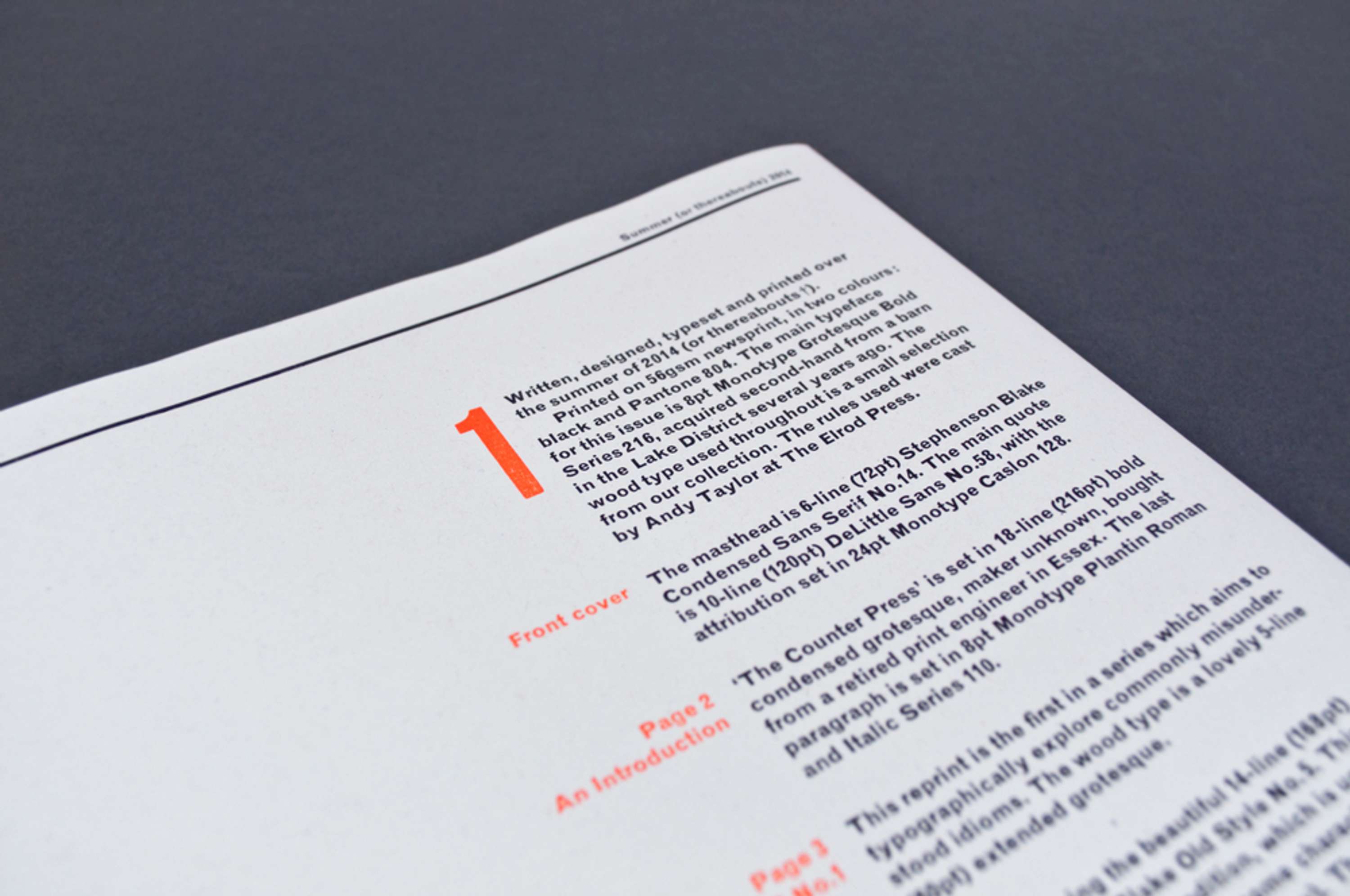 Extra Condensed No.1 by The Counter Press