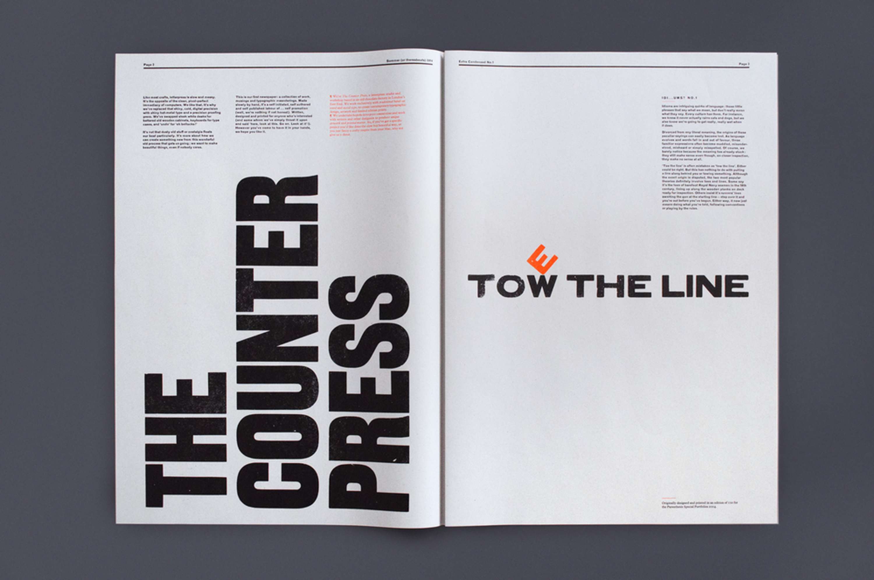 Extra Condensed No.1 by The Counter Press