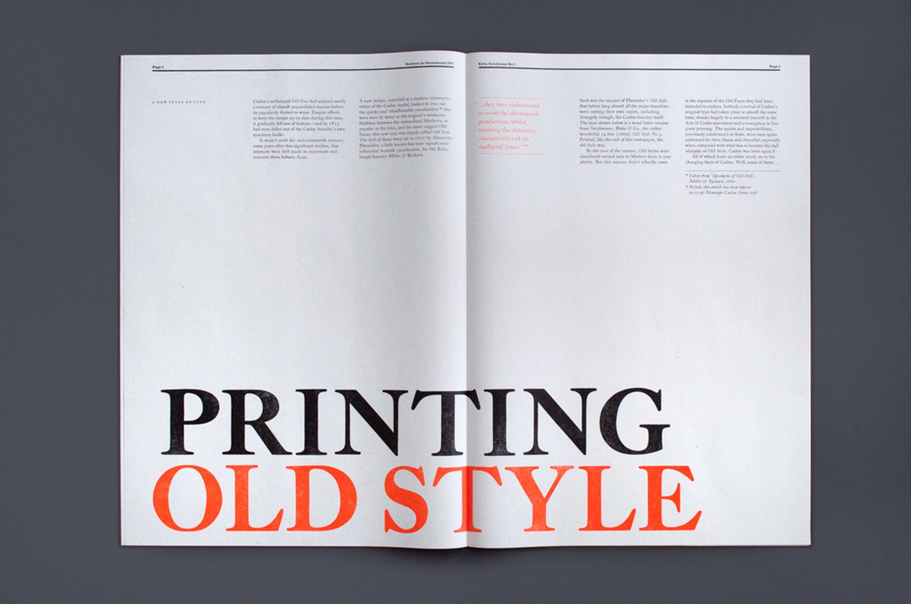 Extra Condensed No.1 by The Counter Press