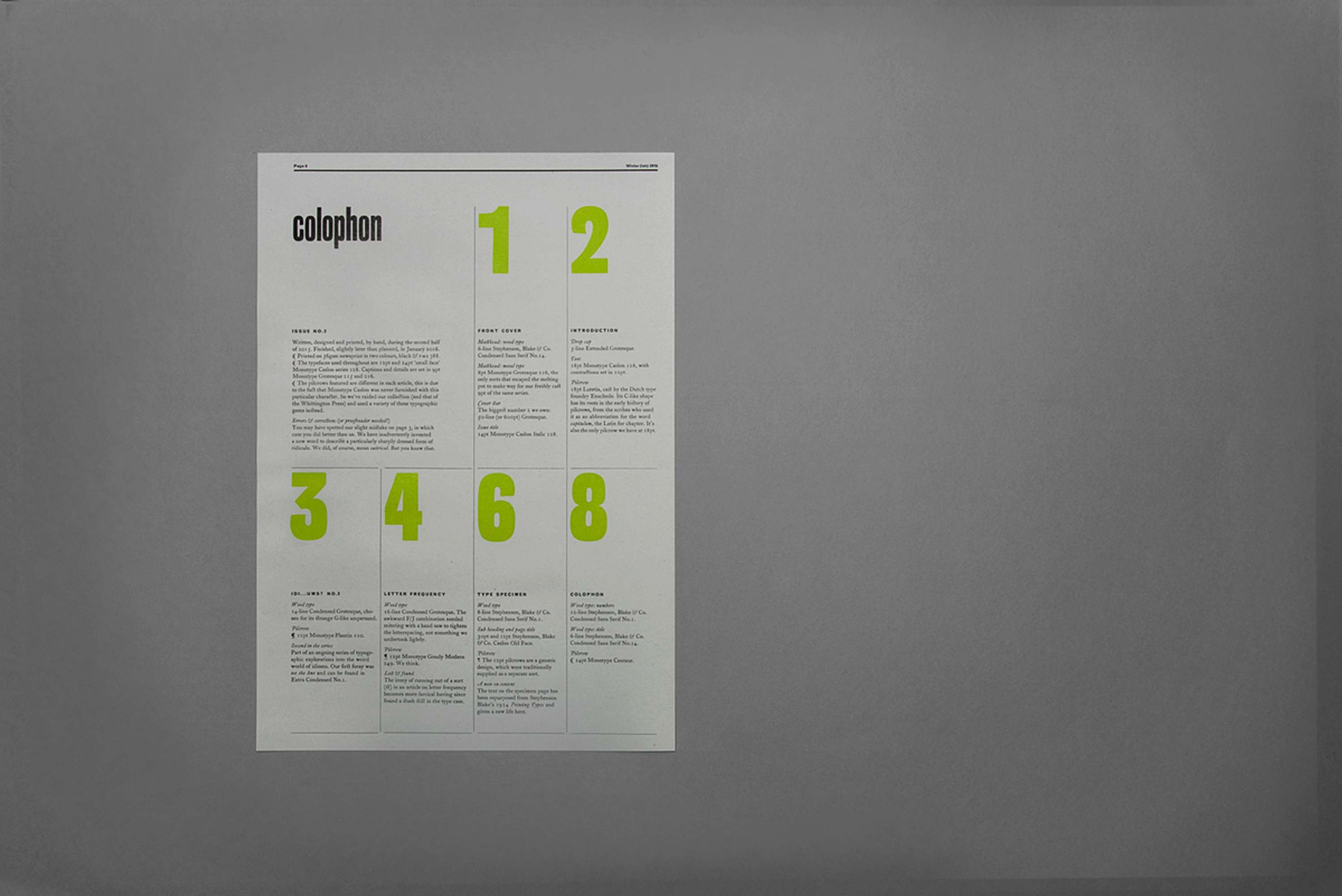 Extra Condensed No.2 by The Counter Press