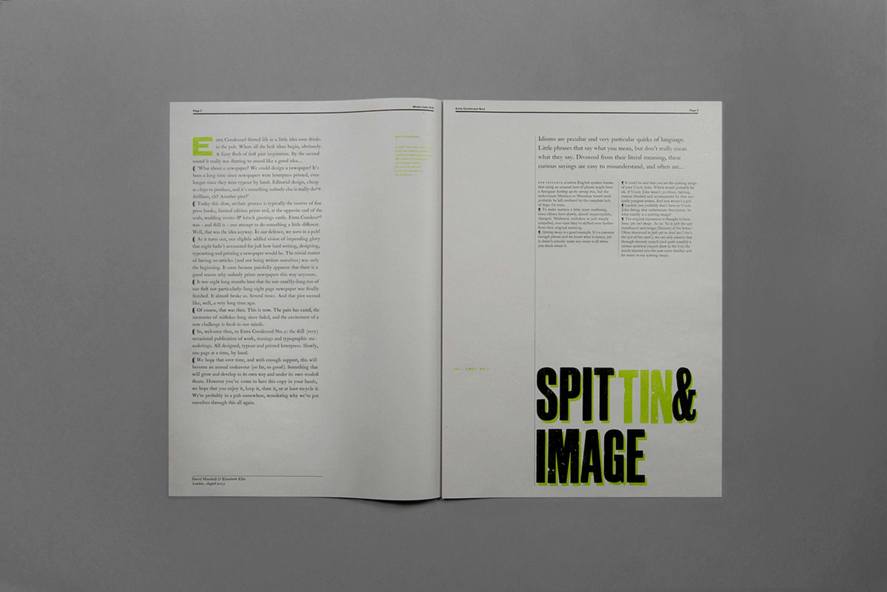 Extra Condensed No.2 by The Counter Press