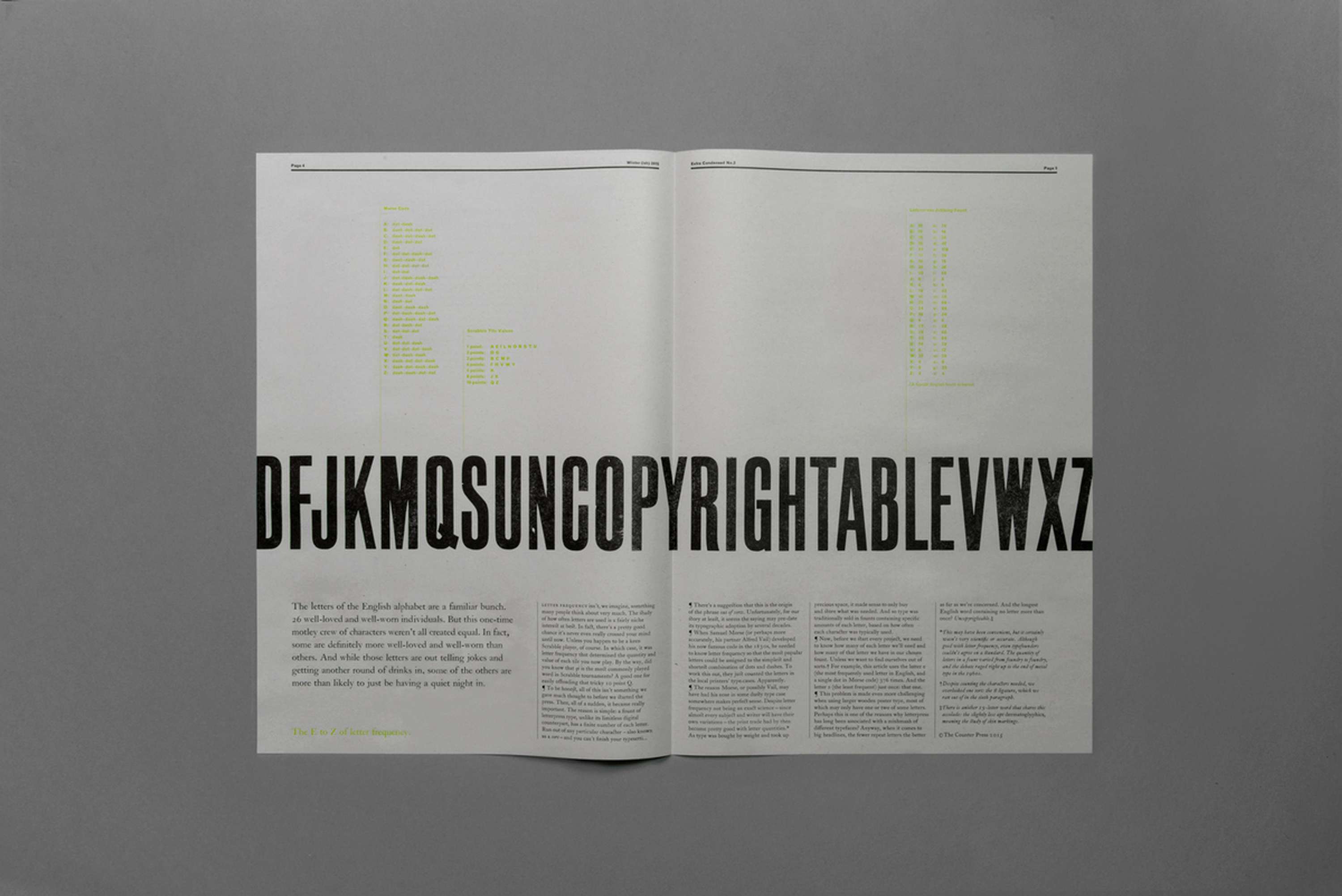 Extra Condensed No.2 by The Counter Press