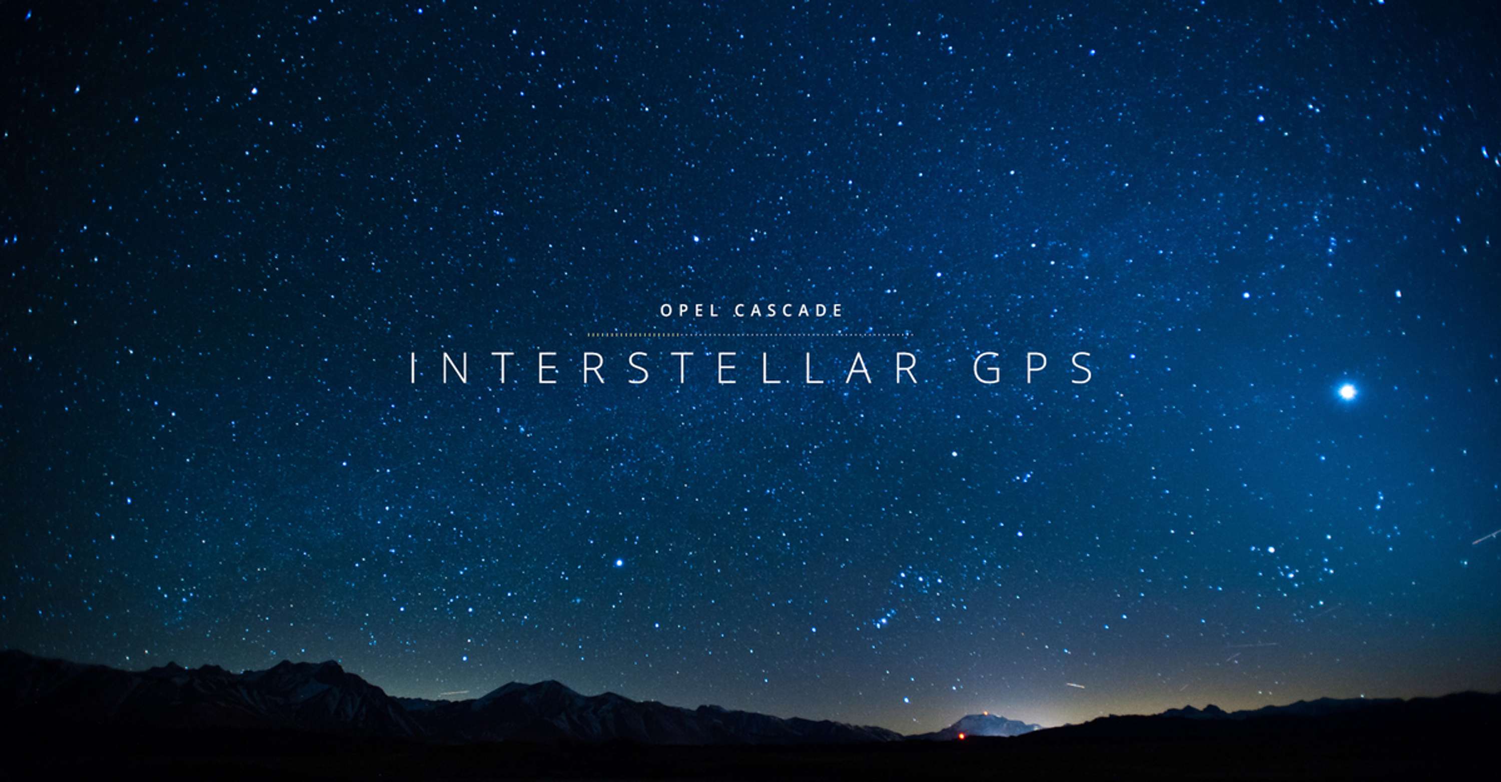 Interstellar GPS by Federico Garcia Guschmer