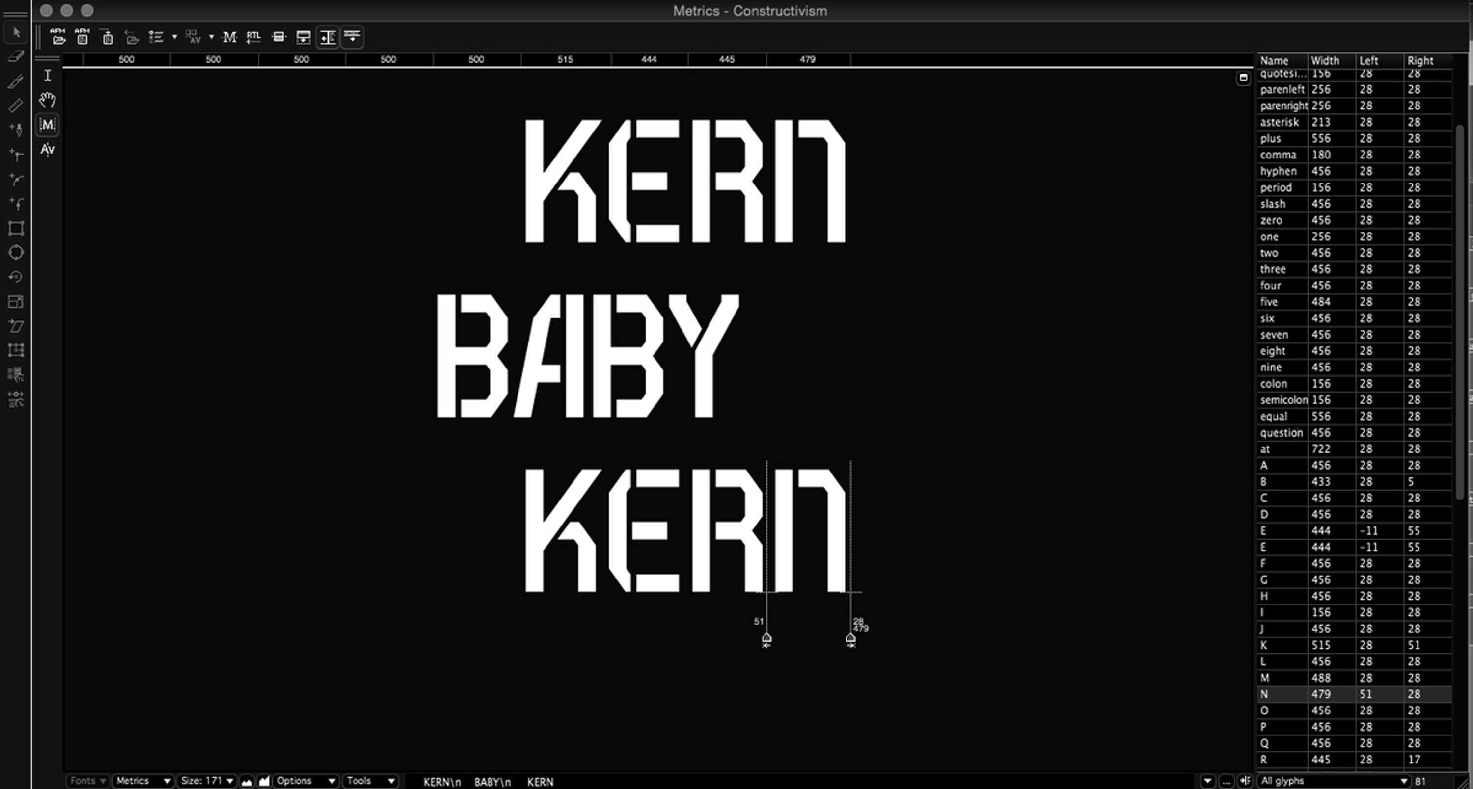 Font Design by Mina Abdurahman