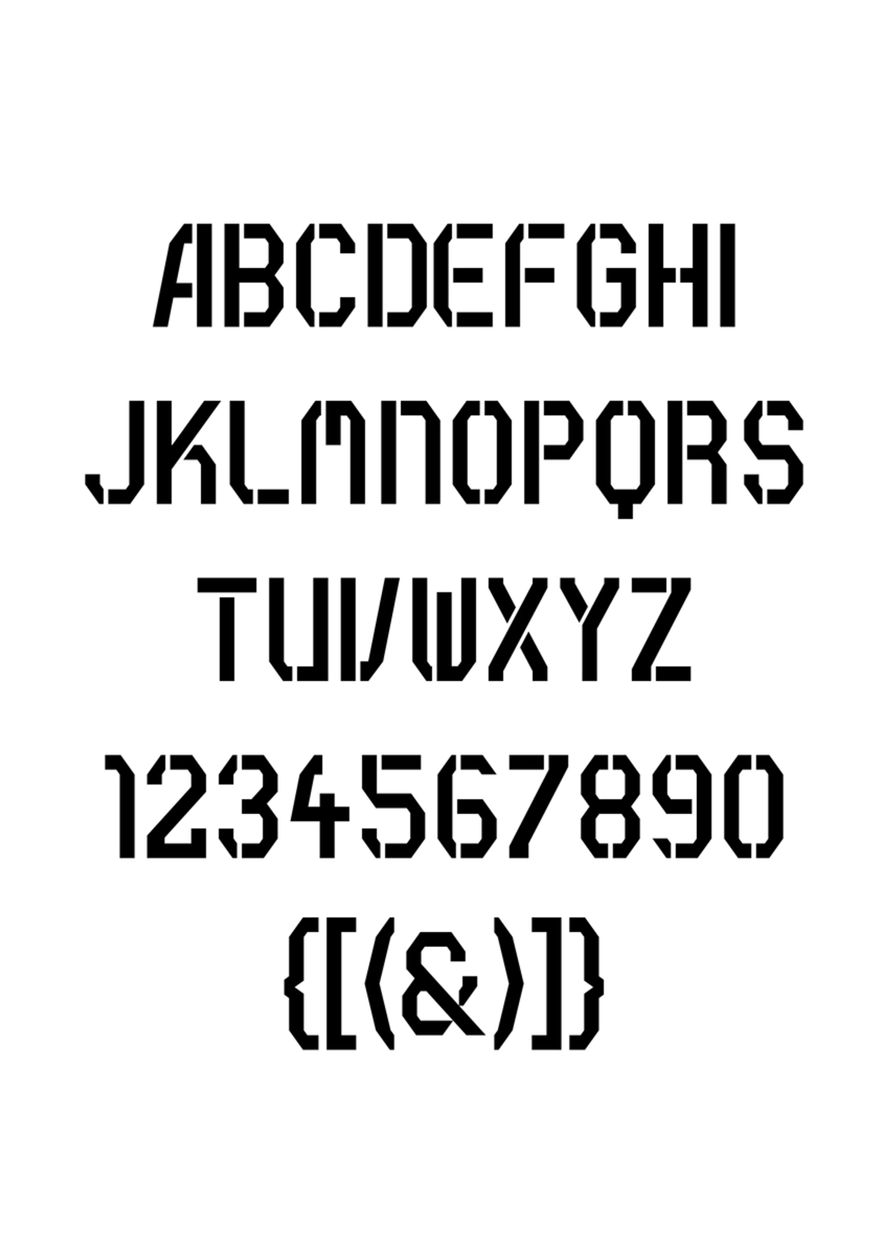 Font Design by Mina Abdurahman