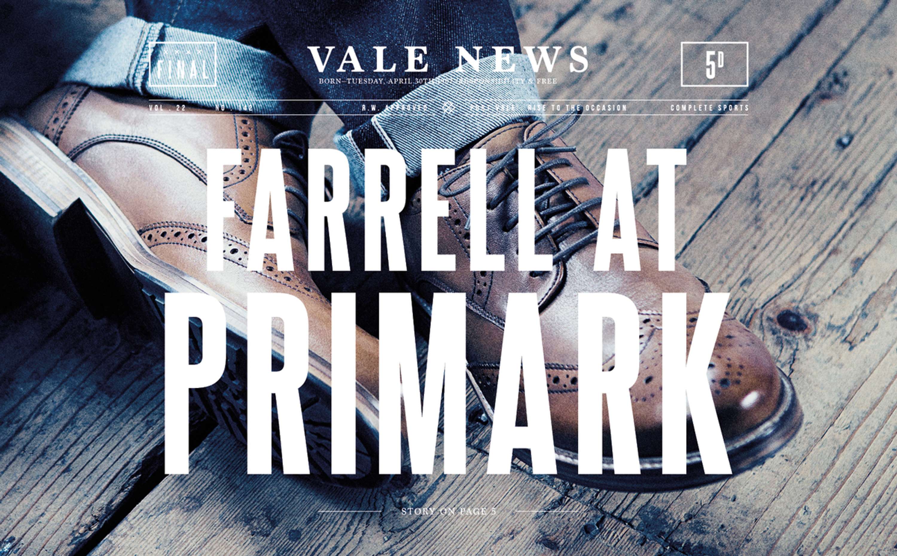 Farrell at Primark by DRY UK