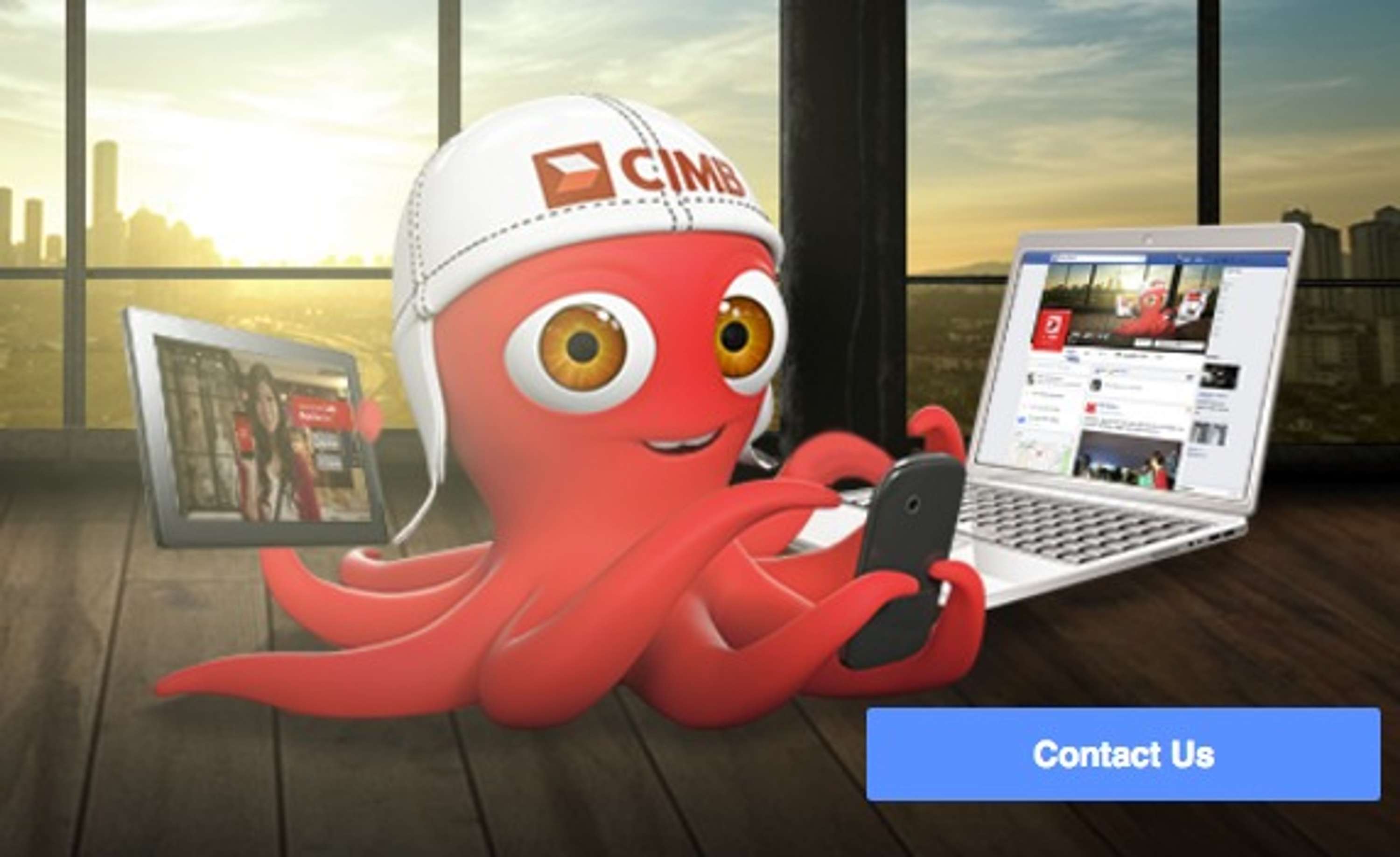 CIMB Brand character workshop by Willem van der Horst