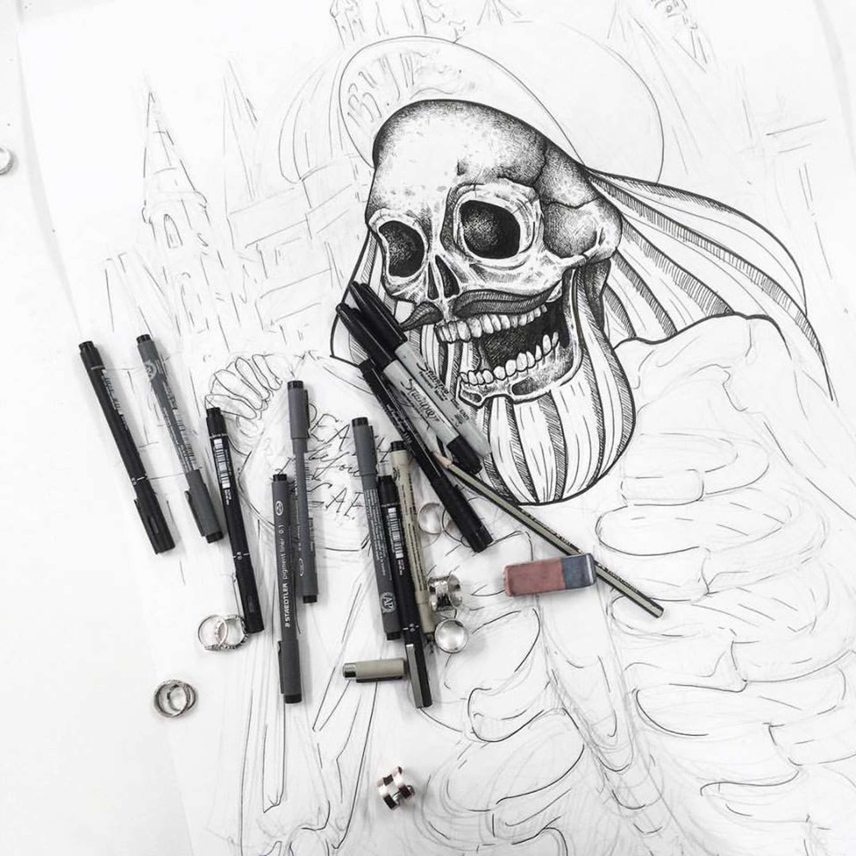 Sketchbook, murals & work in progress by Sophie Mo