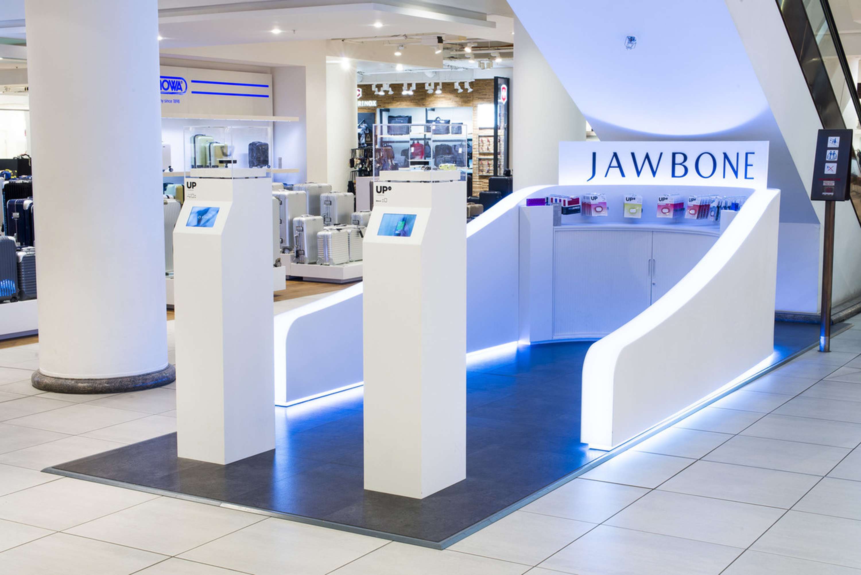 Jawbone Stand at Selfridges by sofia Risler