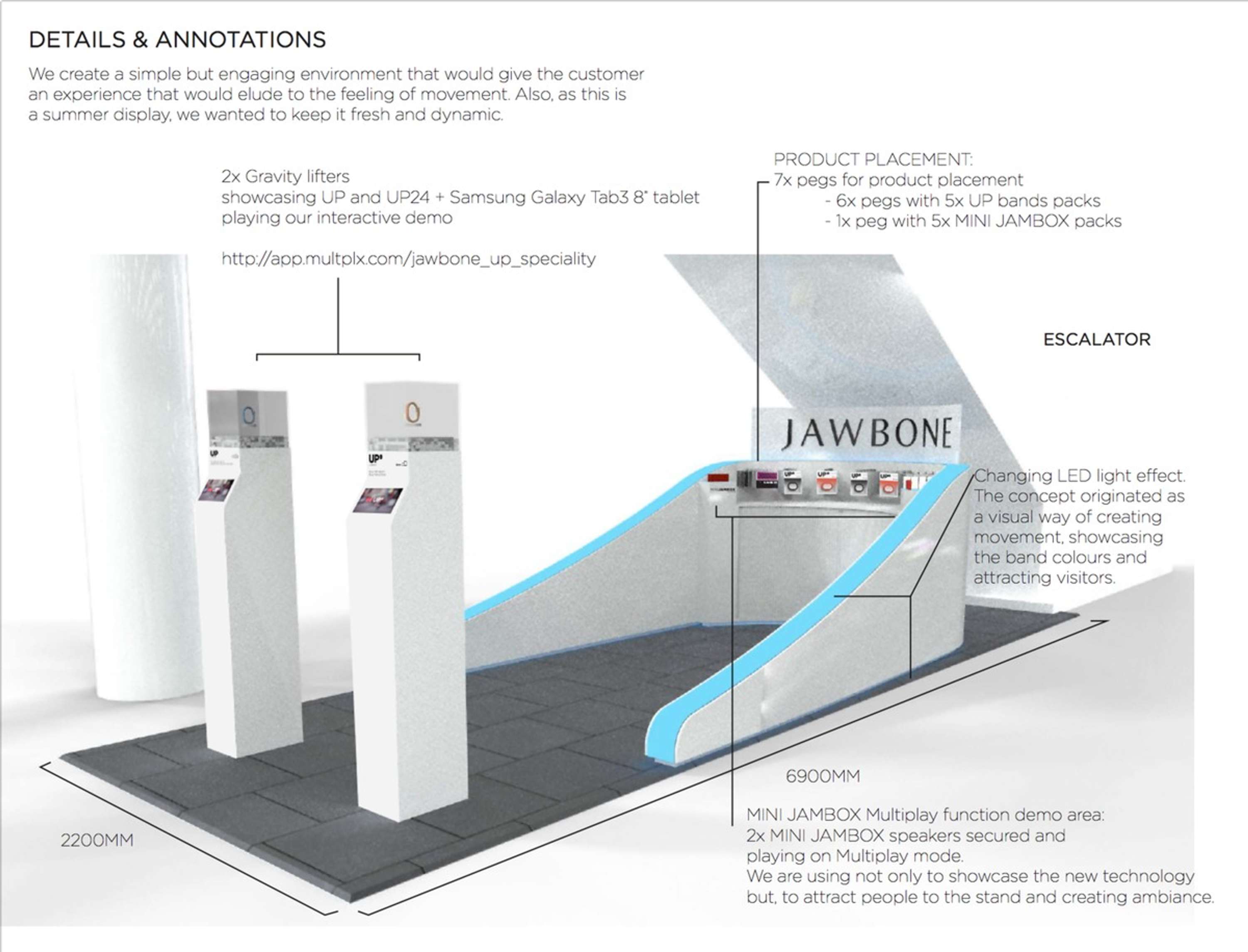 Jawbone Stand at Selfridges by sofia Risler