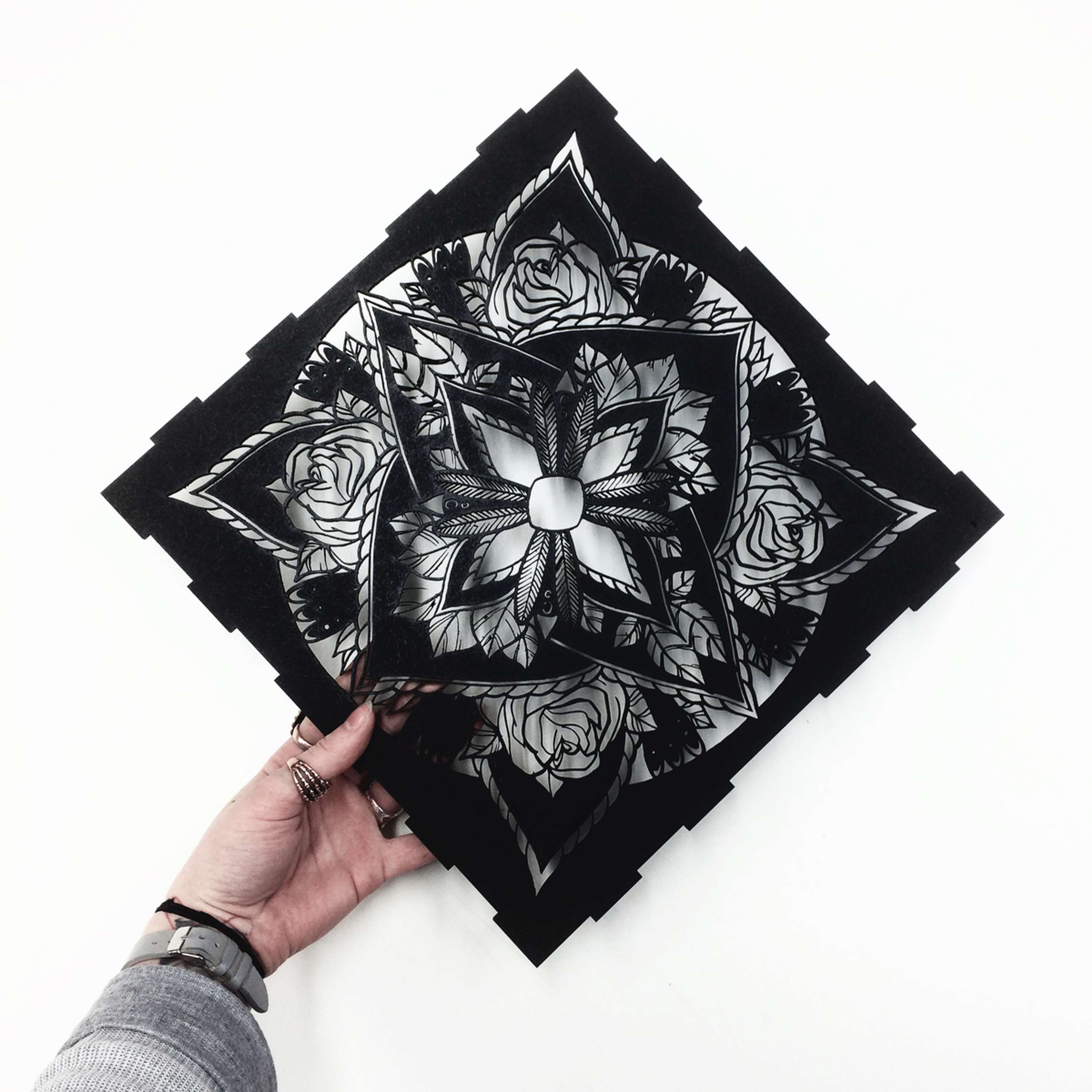 Lamp Projection Mandala by Sophie Mo