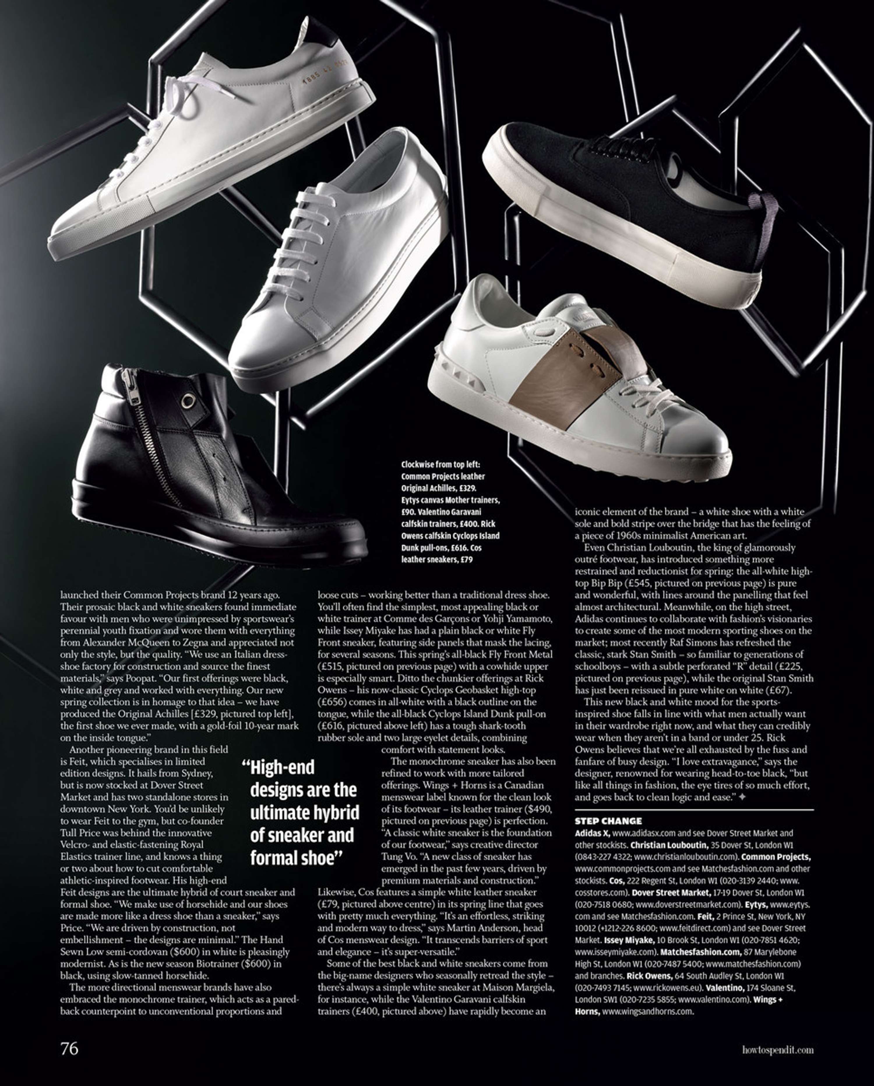 ISSEY MIYAKE, ADIDAS AND CHRISTIAN TRAINERS BY OMER KNAZ | The Dots