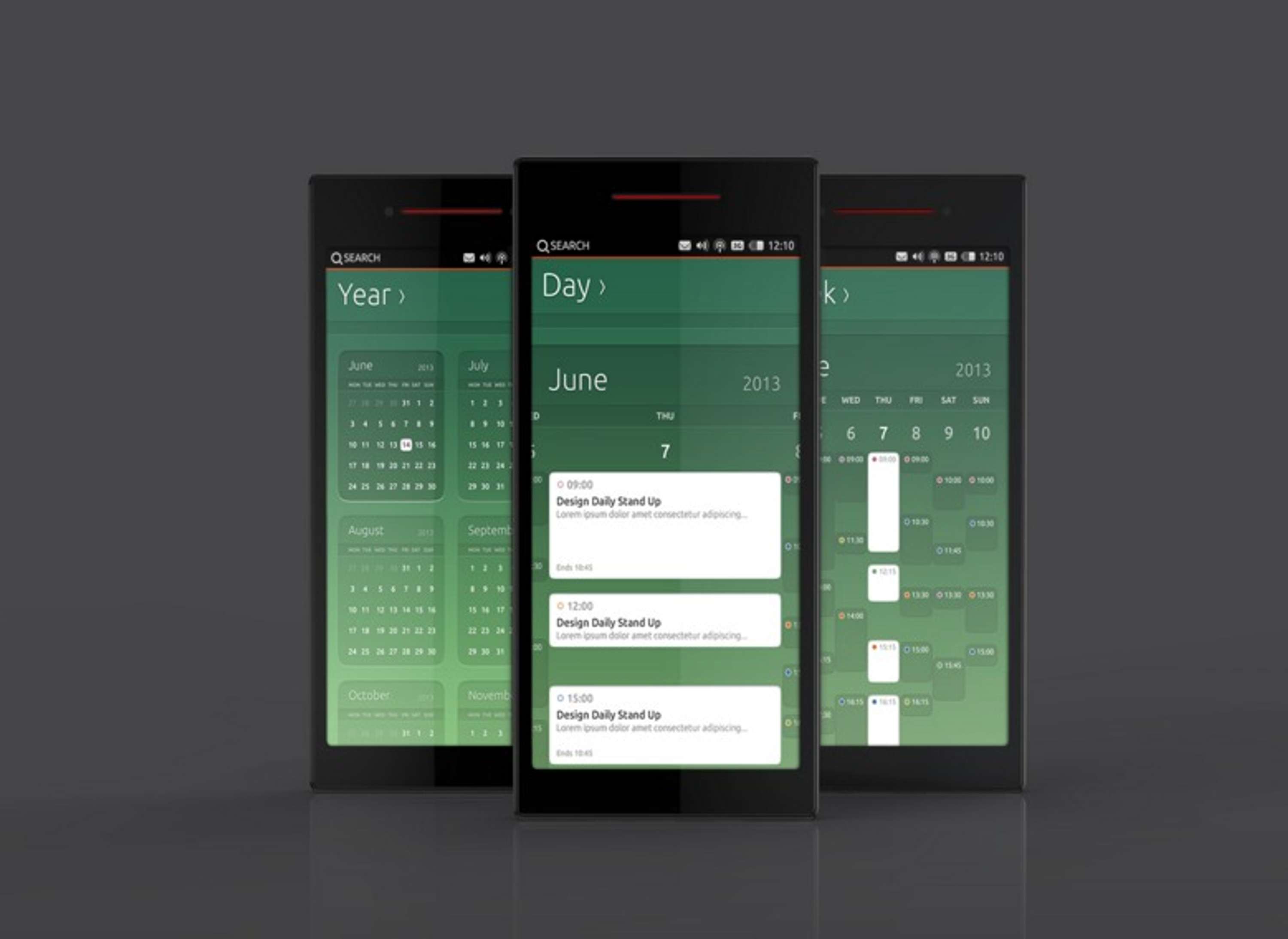 UBUNTU PHONE CALENDAR by Lina Pio