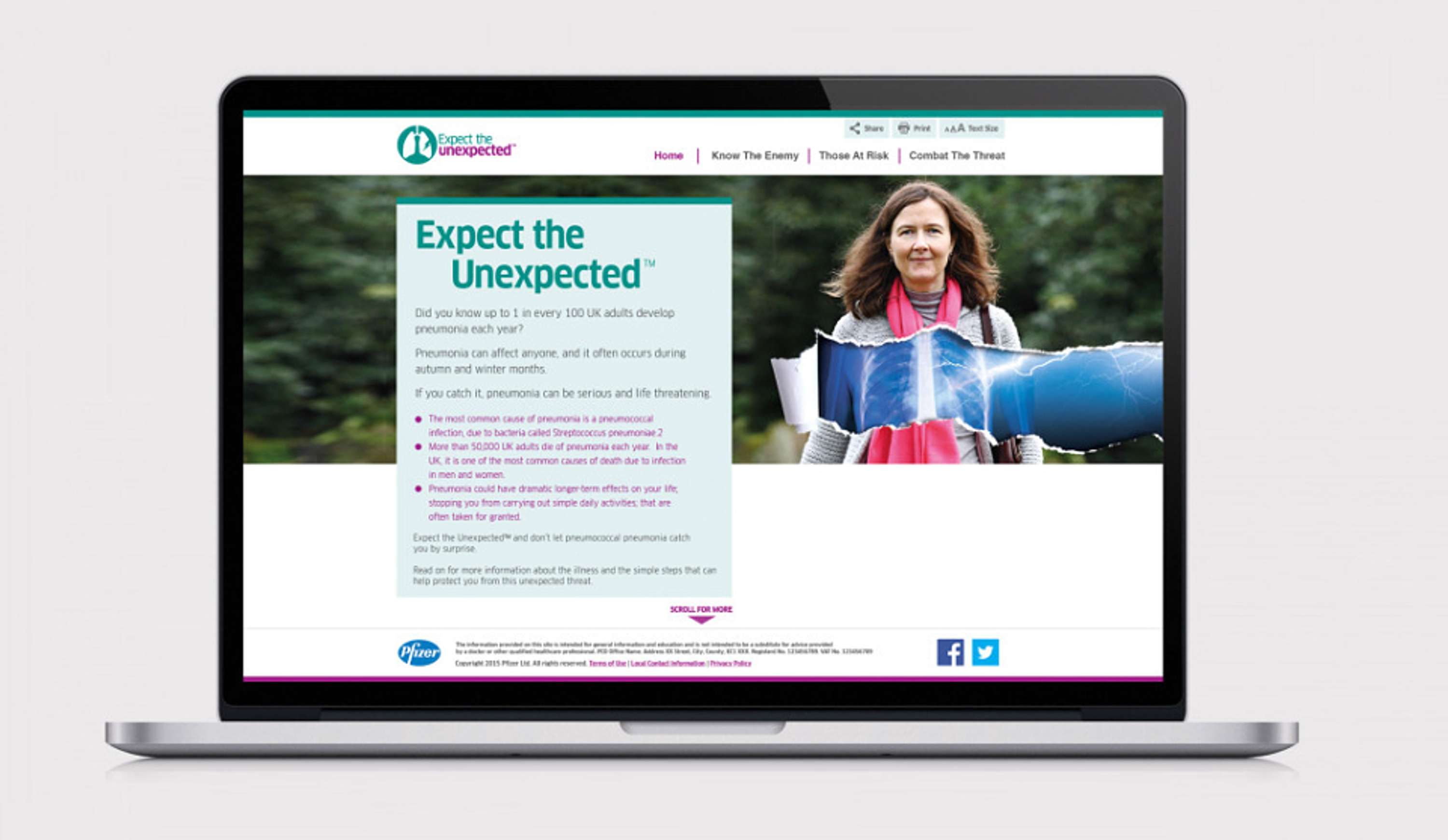 Pfizer Microsite Design by RoomCR6