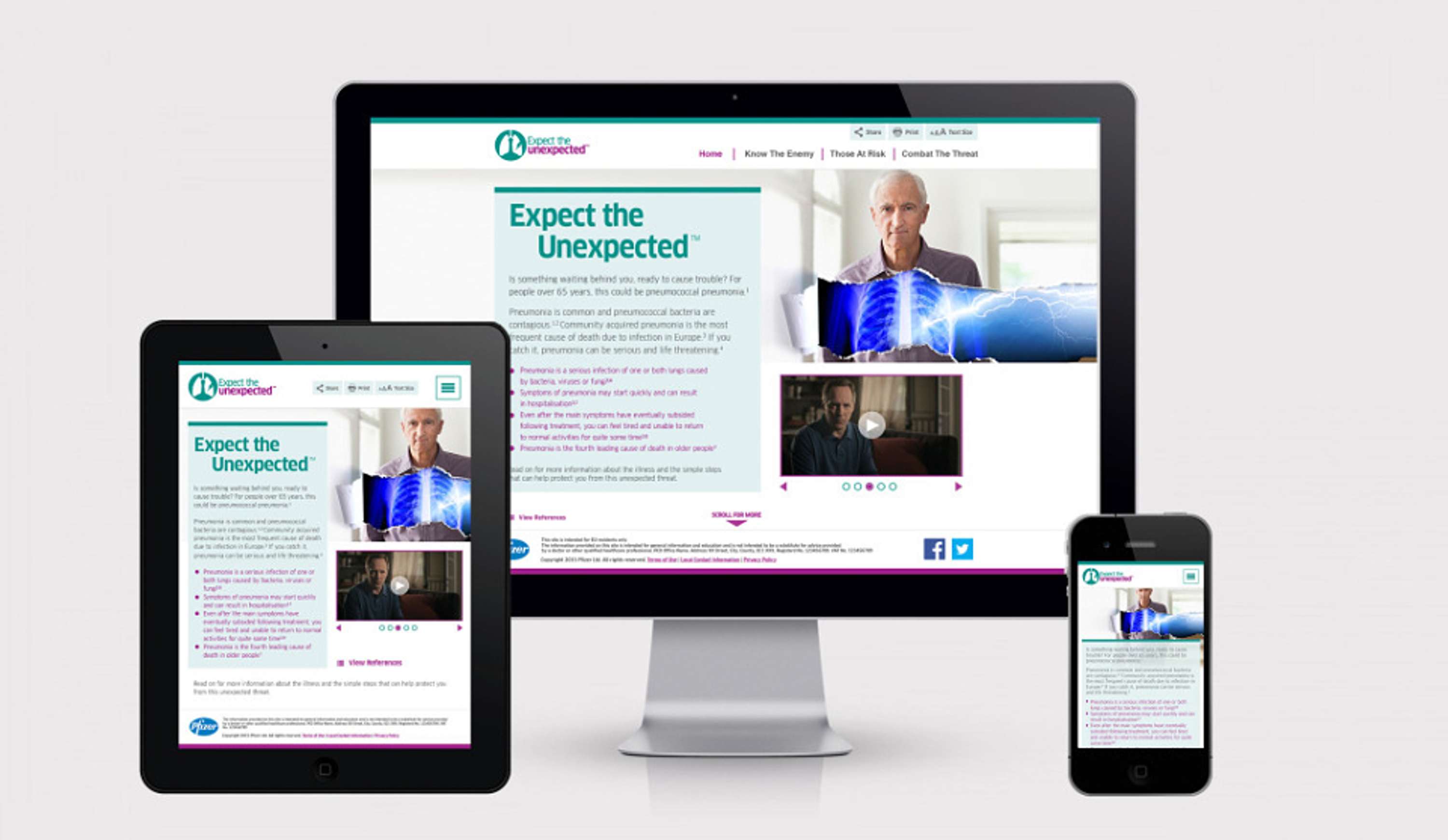 Pfizer Microsite Design by RoomCR6