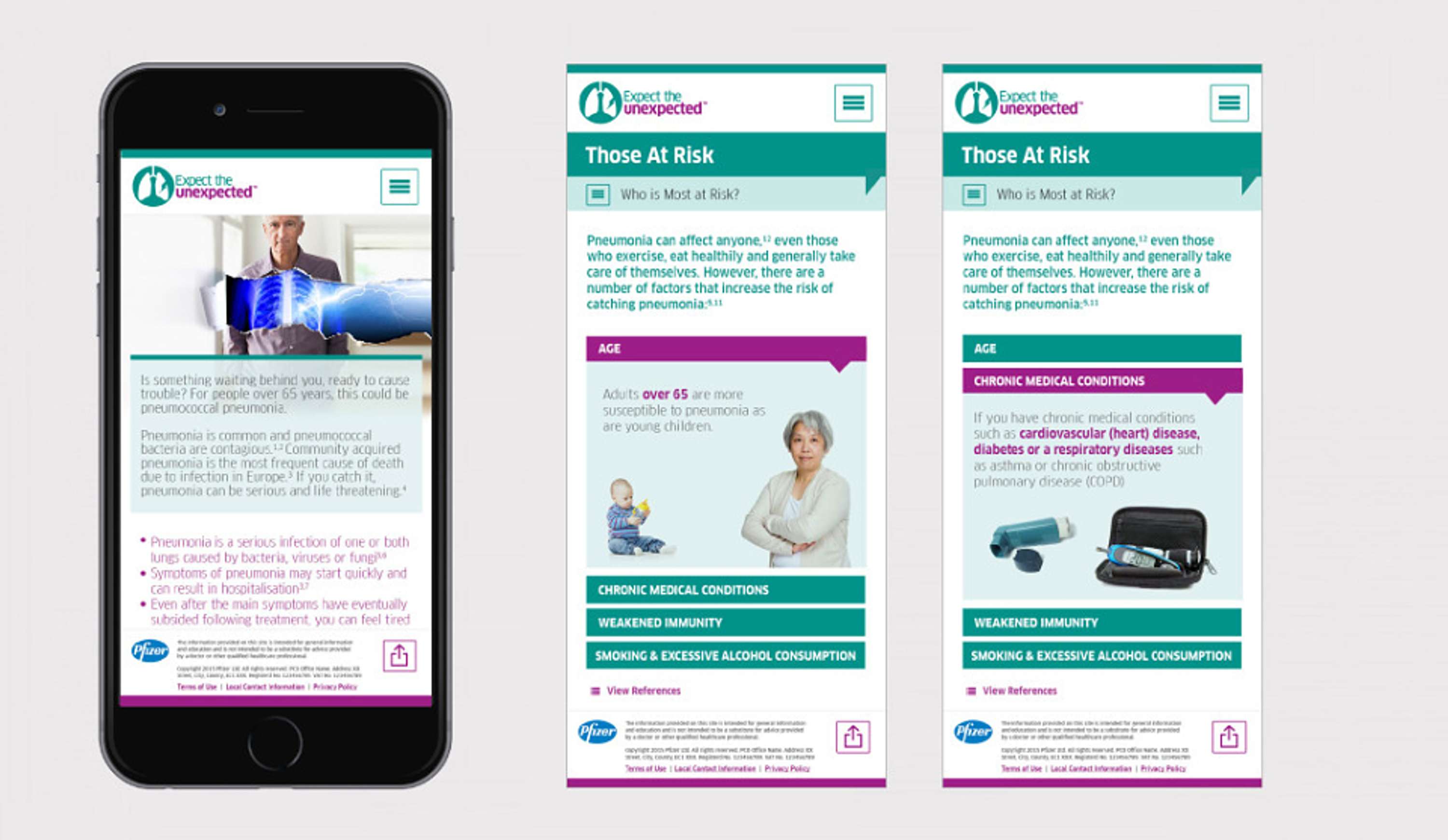 Pfizer Microsite Design by RoomCR6