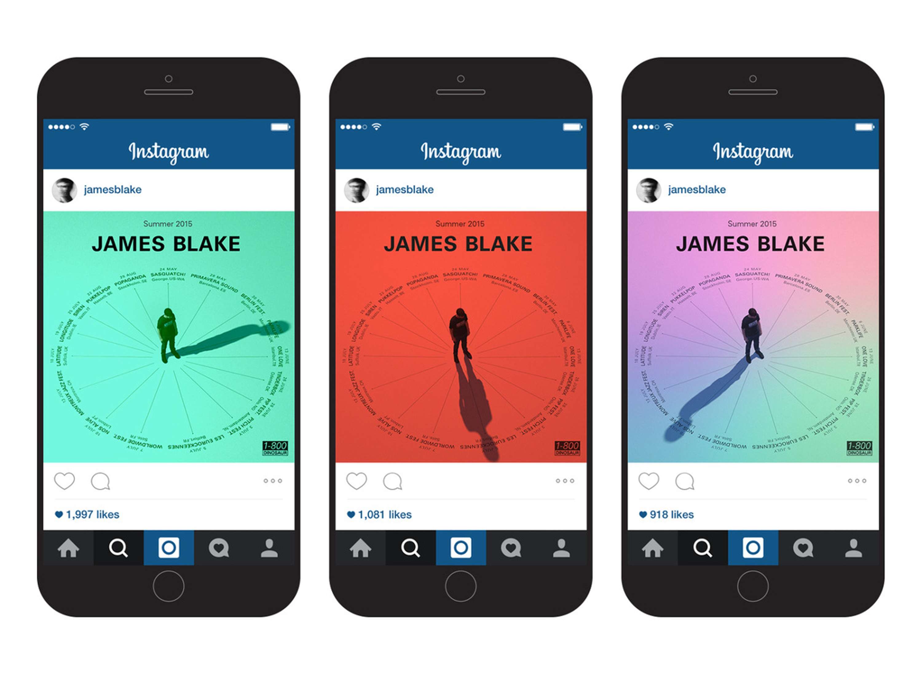 James Blake Summer Festivals by Ed Cornish