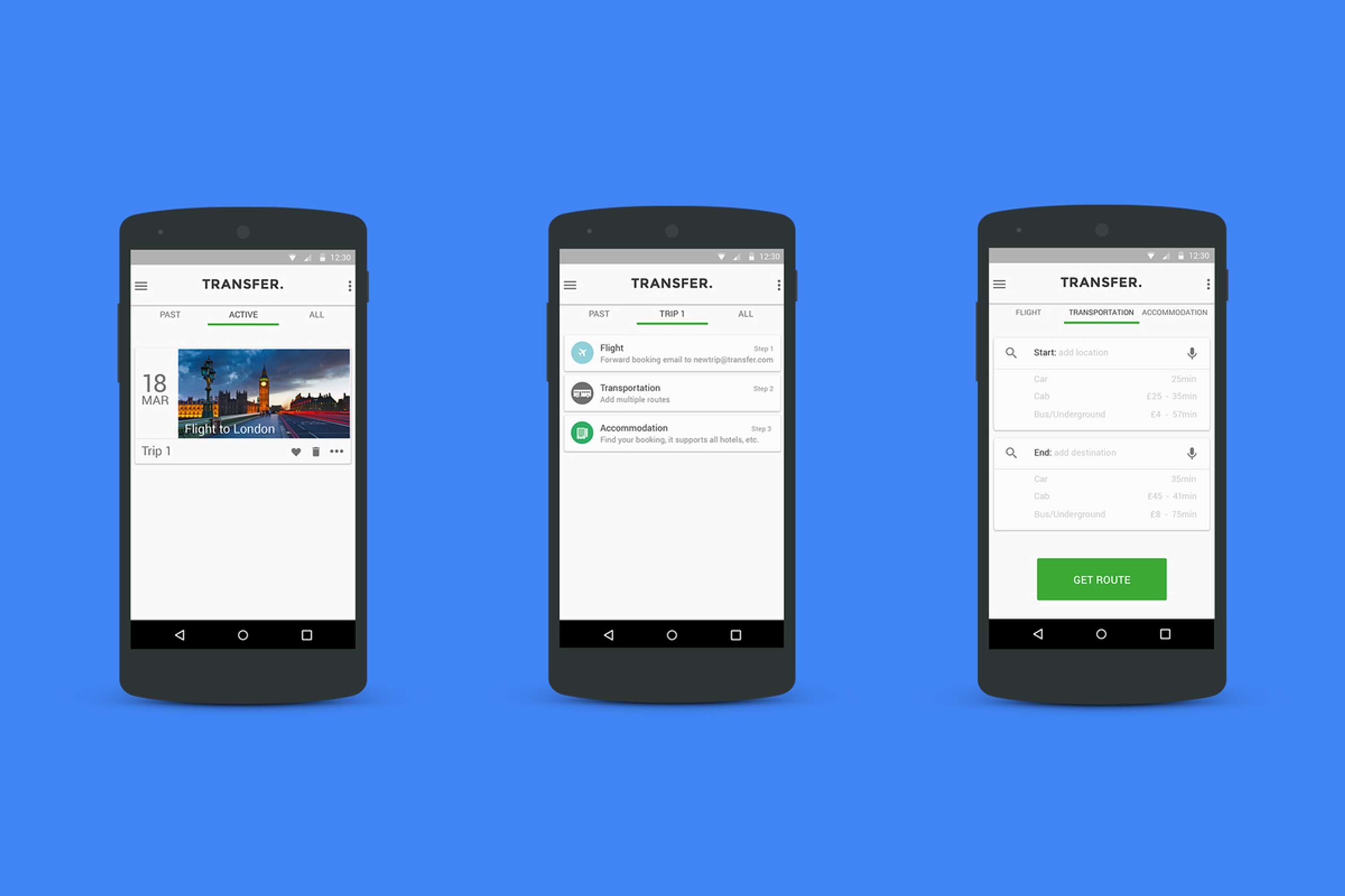 Transfer app by Alexandros Kyritsis
