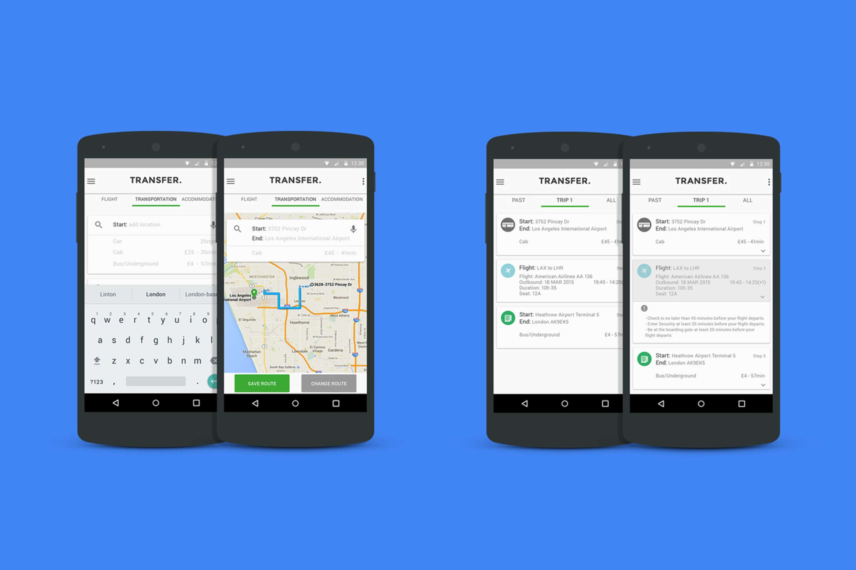 Transfer app by Alexandros Kyritsis