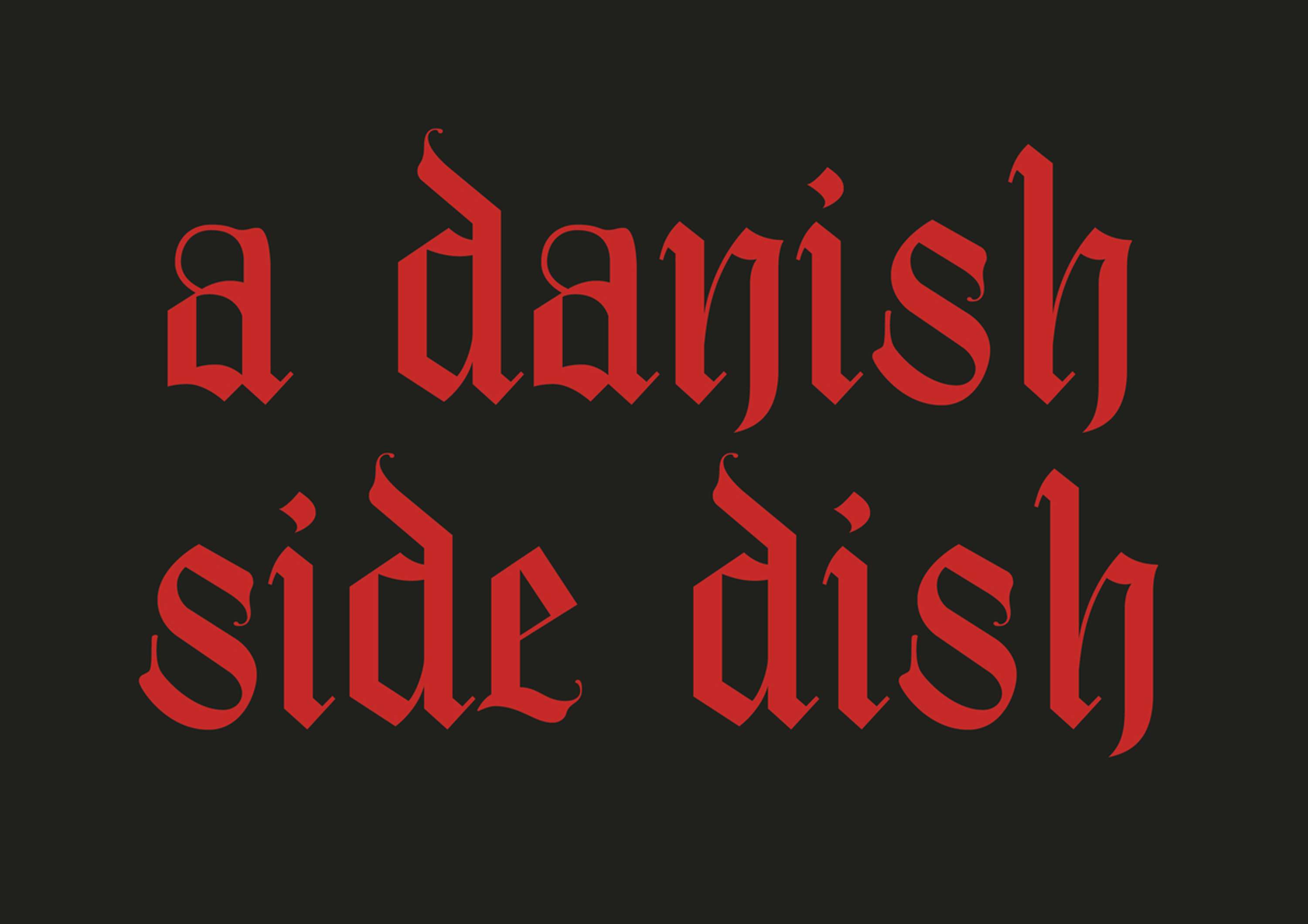 Blackletter Font - WIP by Paul Worthy
