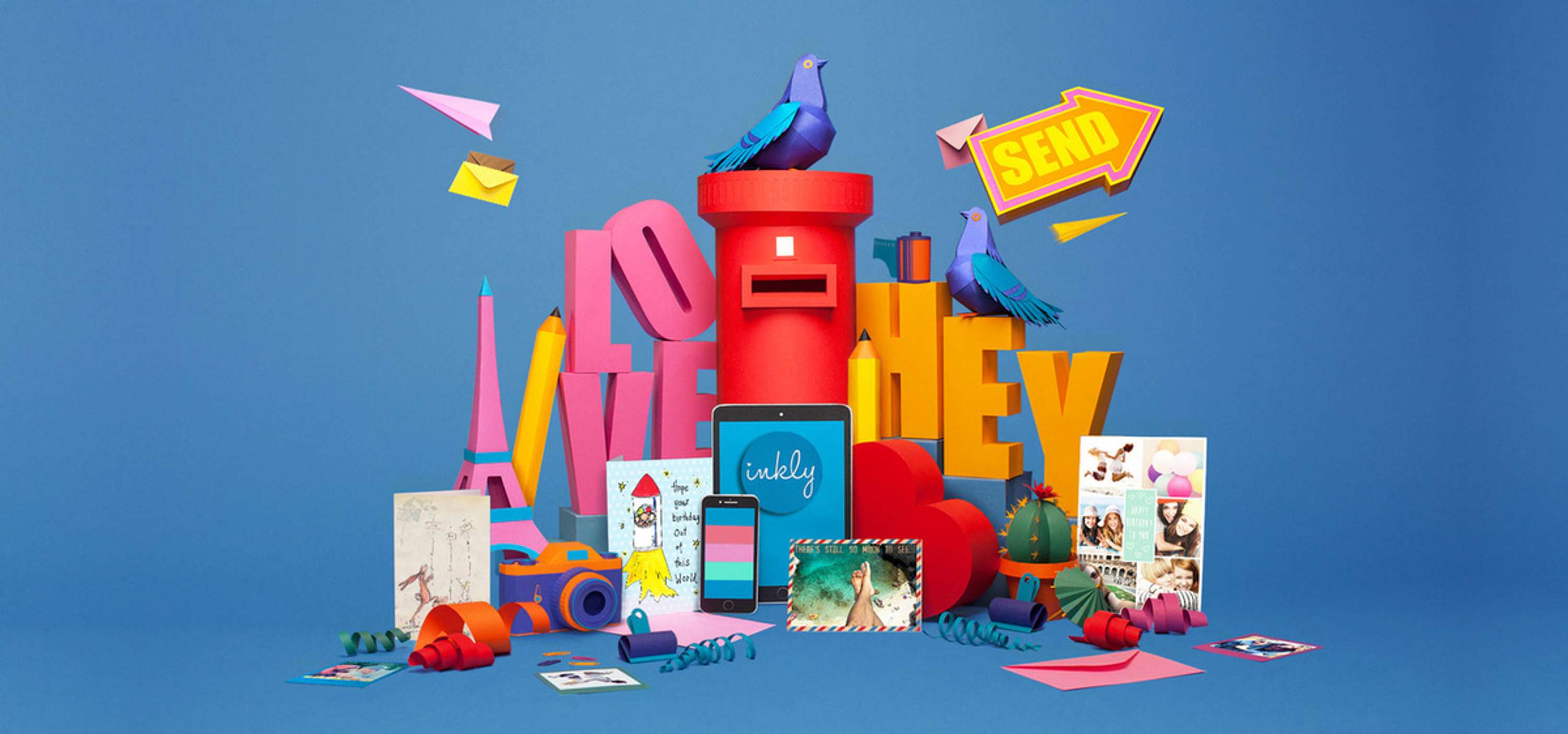 Inkly App Campaign by HeyBigMan!