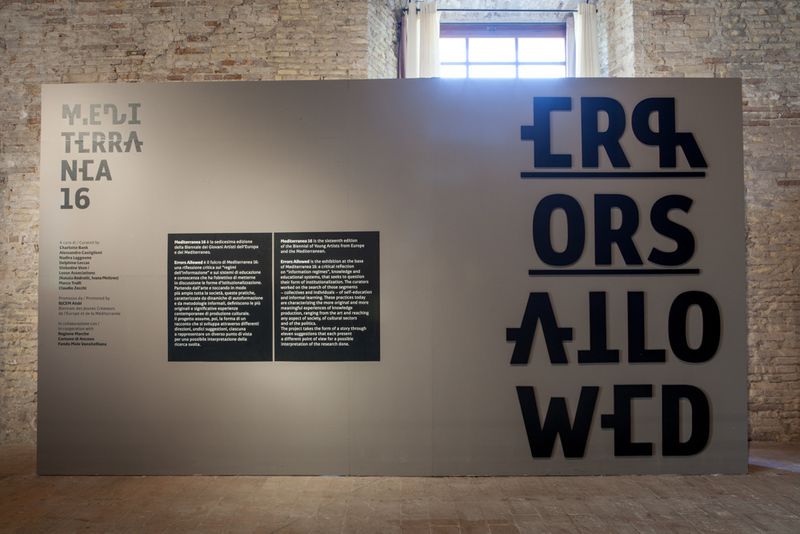 Mediterranea 16 | Errors Allowed - Young Artist Biennial by Alba Pedrini