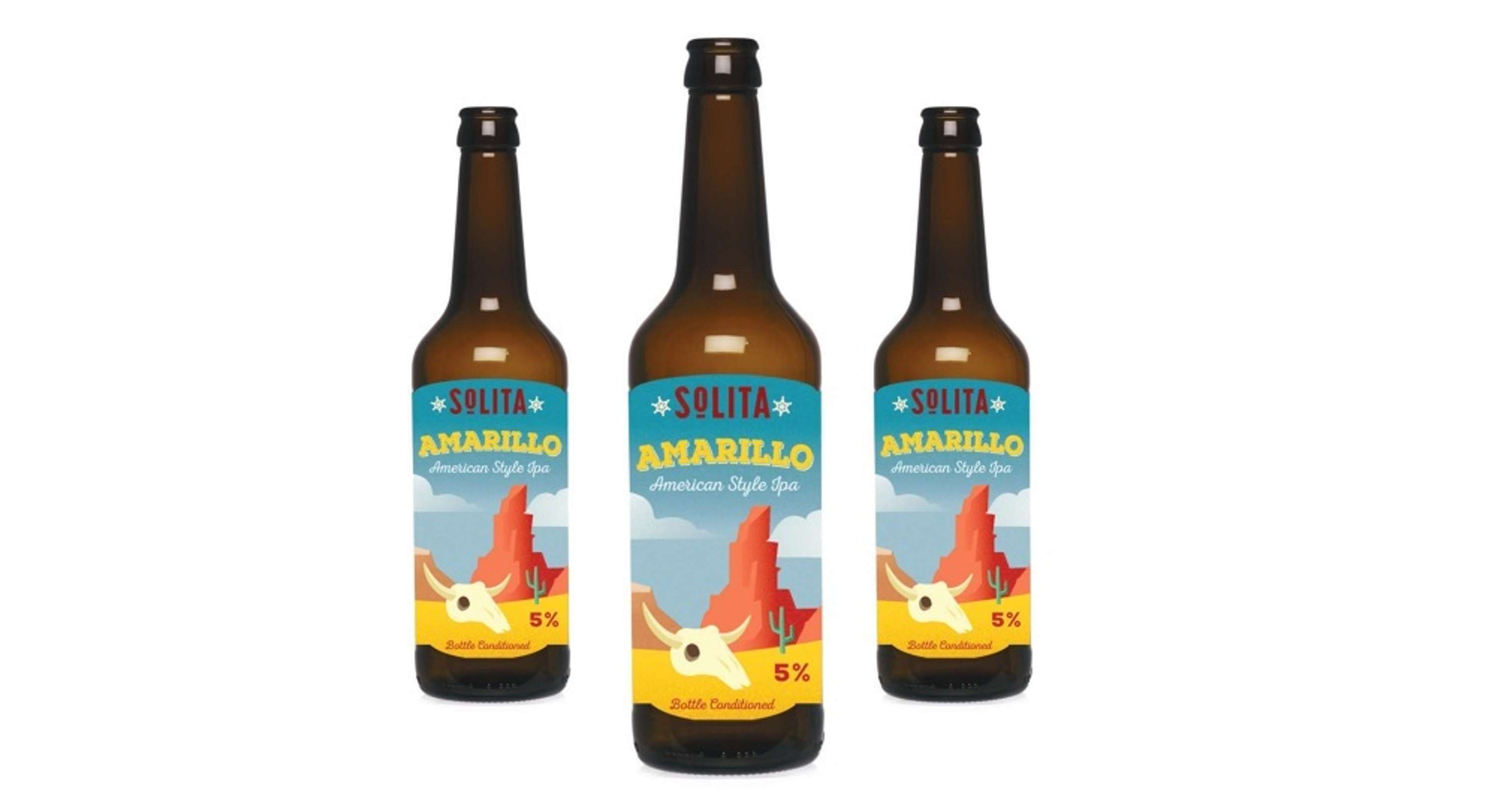 Amarillo Beer Label Design by Alexandra Ashman