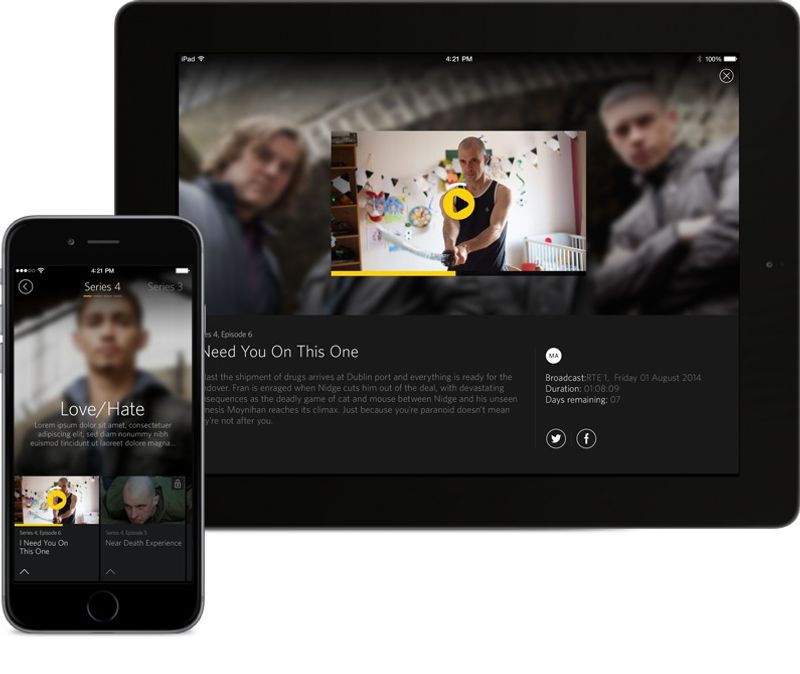 RTÉ INTERNATIONAL VOD PLATFORM by Tim McEvilly